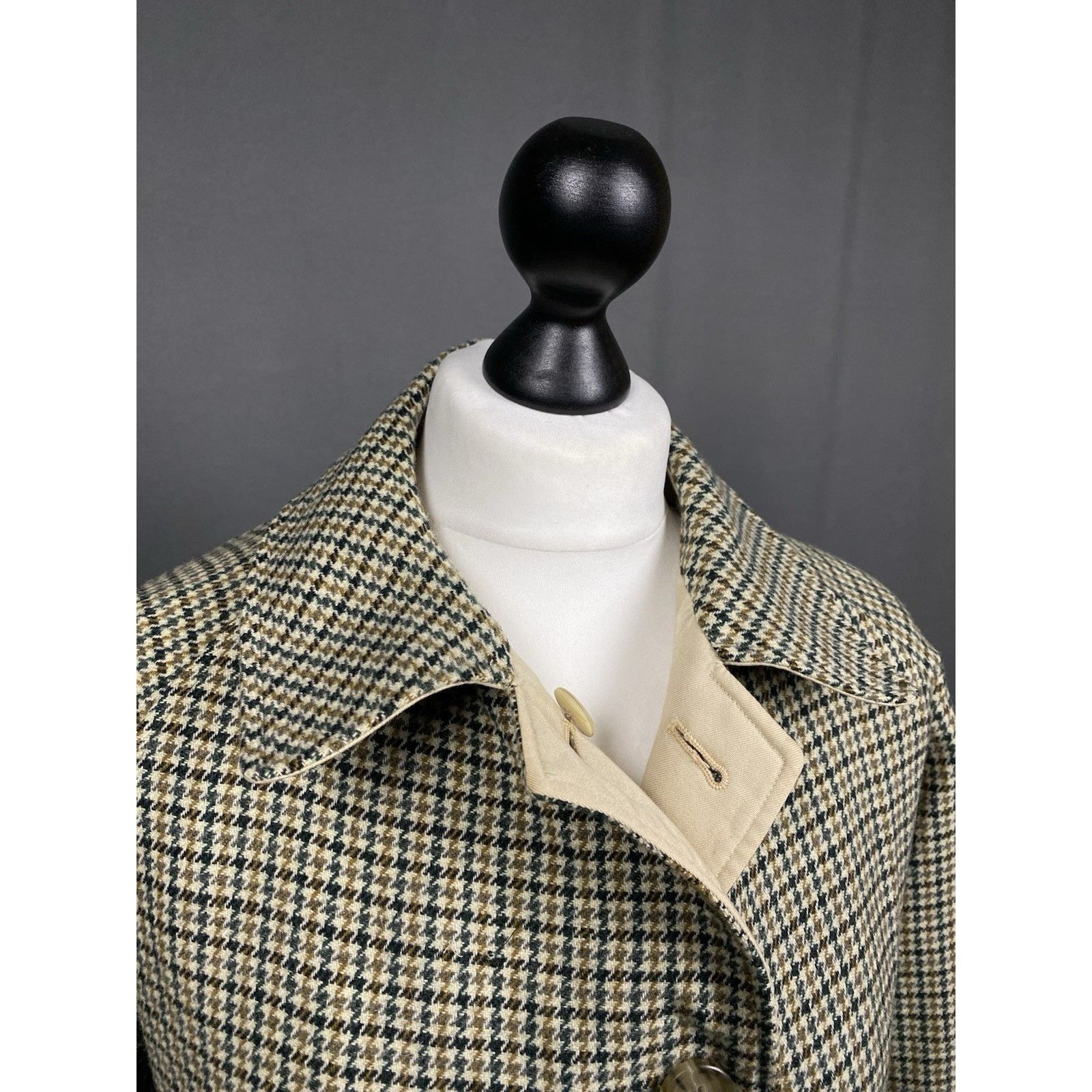 Burberry Burberry Women's Beige / Green Reversible Wool Coat Size 16 Size XL / US 12-14 / IT 48-50 - 12 Thumbnail