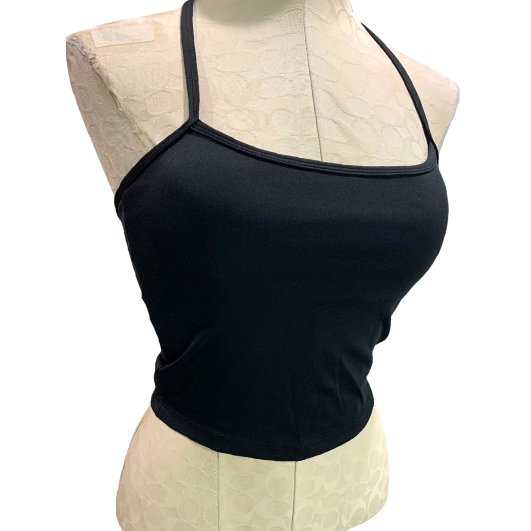 Vintage Small Long Line Black Built in Bra Light Support Camisole Camisole Women S Black Tank S Regular Light Support Built in Bra Long Line Camisole Size ONE SIZE - 2 Thumbnail