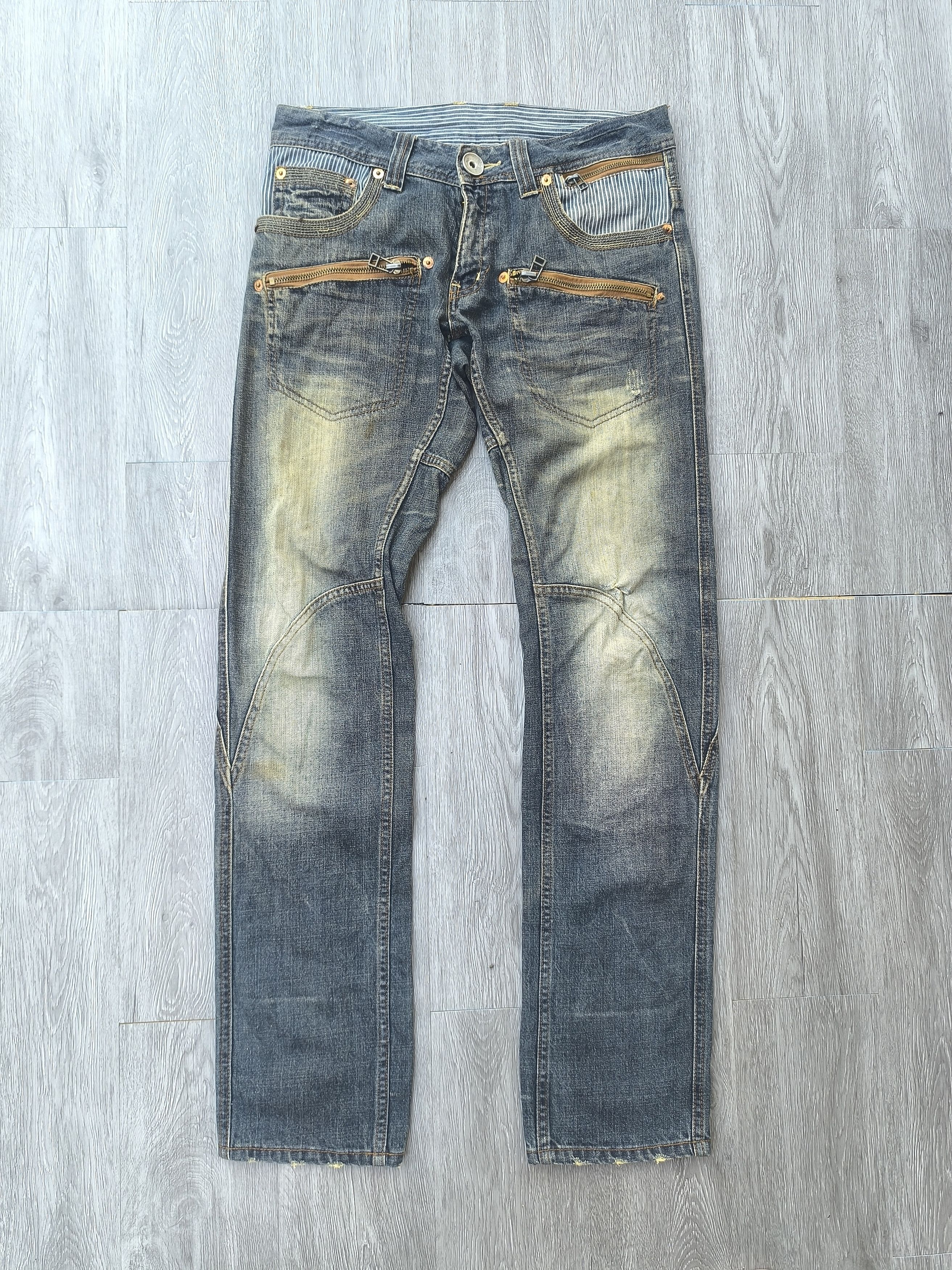 If Six Was Nine × Le Grande Bleu (L.G.B.) Made in Heaven Washed DENIM Size US 34 / EU 50 - 1 Thumbnail