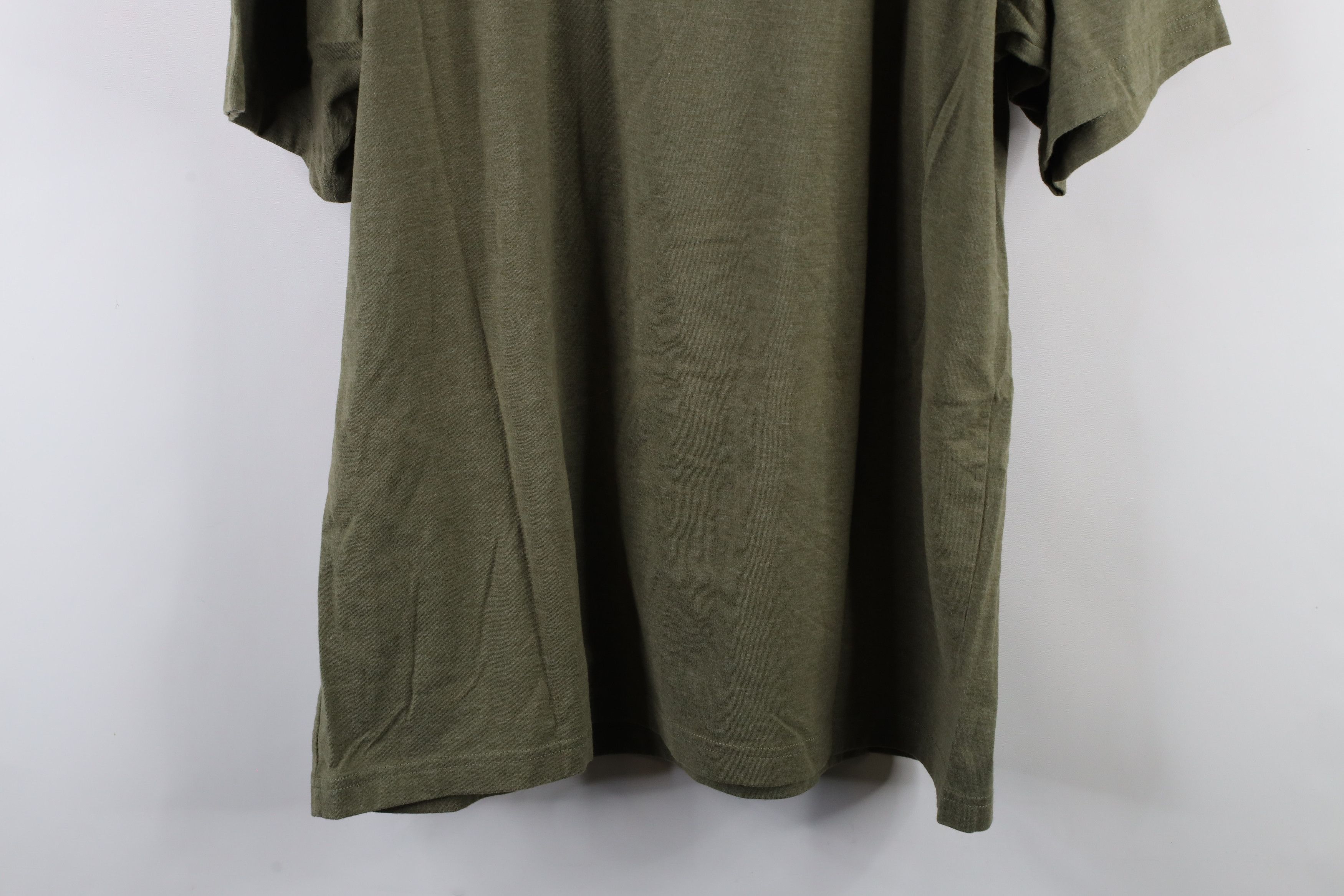 Vintage Vintage 90s Streetwear Blank Pocket T-Shirt Heather Green Size US XL / EU 56 / 4 - 11 Thumbnail