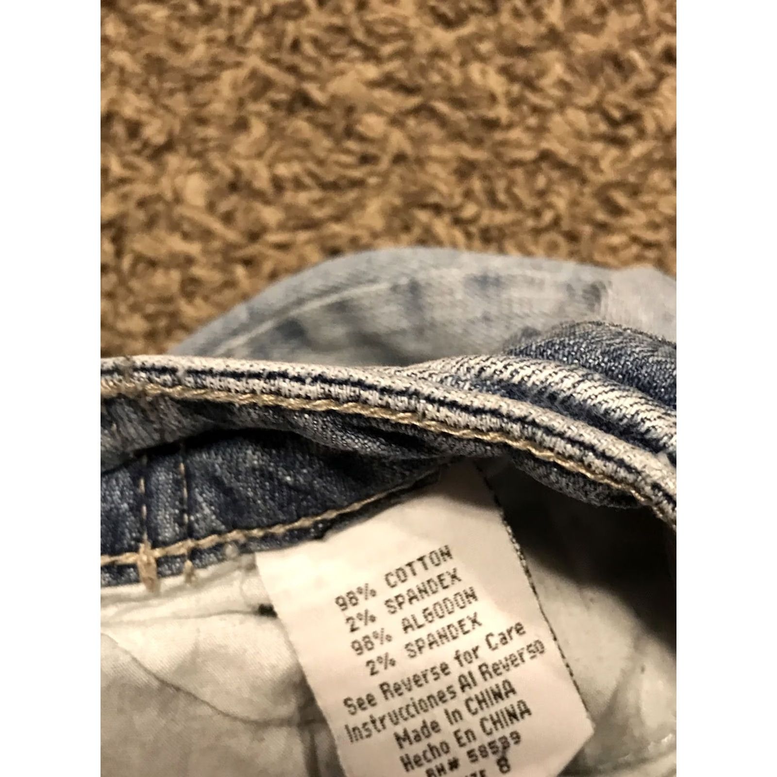 Vintage Common Genes Womens Size 8 Denim Jean Capris Capri Regular Blue Pockets Zipper Button 32 in Waist B19 Size 24" / US 00 / IT 34 - 4 Thumbnail