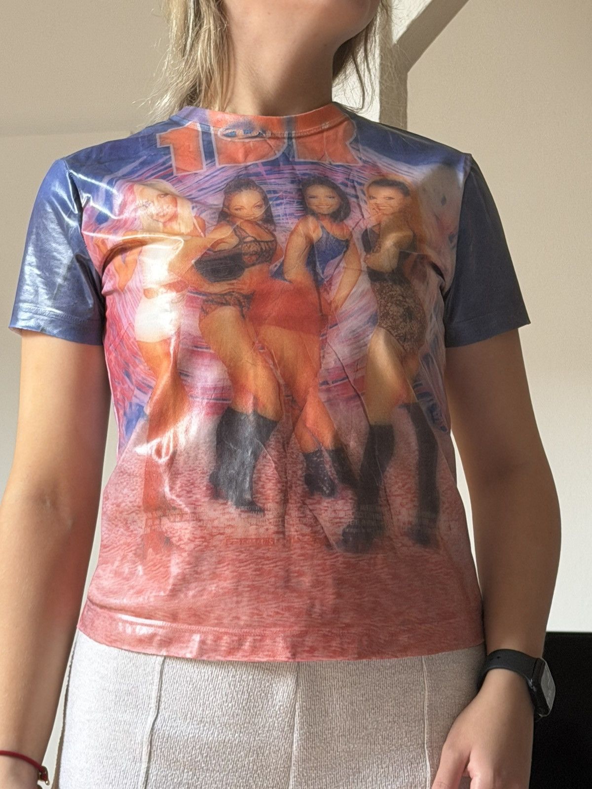 Diesel T-Shirt With Creased Diesel Film Print Size M / US 6-8 / IT 42-44 - 3 Thumbnail