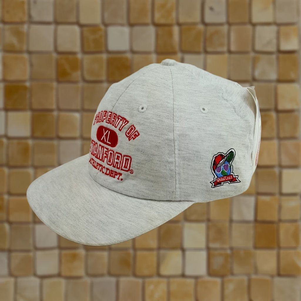 Vintage VINTAGE Stanford University College Hat Baseball Cap Adjustable Embroidered gray 90s Retro Sports Mens Size ONE SIZE - 1 Thumbnail