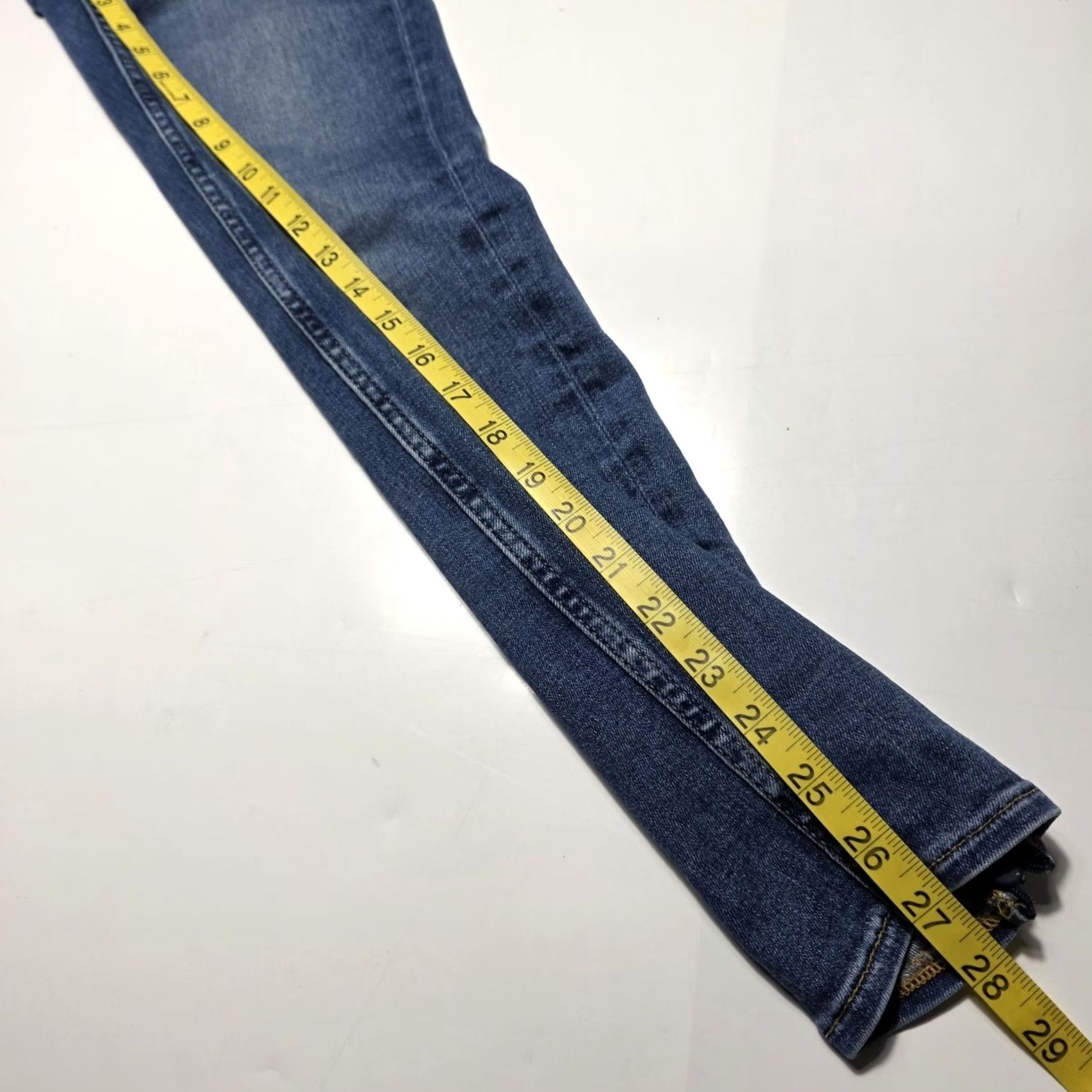 Hudson Hudson Jeans Women's Blue Super Skinny Centerfold Size 30 Ankle Zip Size 30" / US 8 / IT 44 - 4 Thumbnail