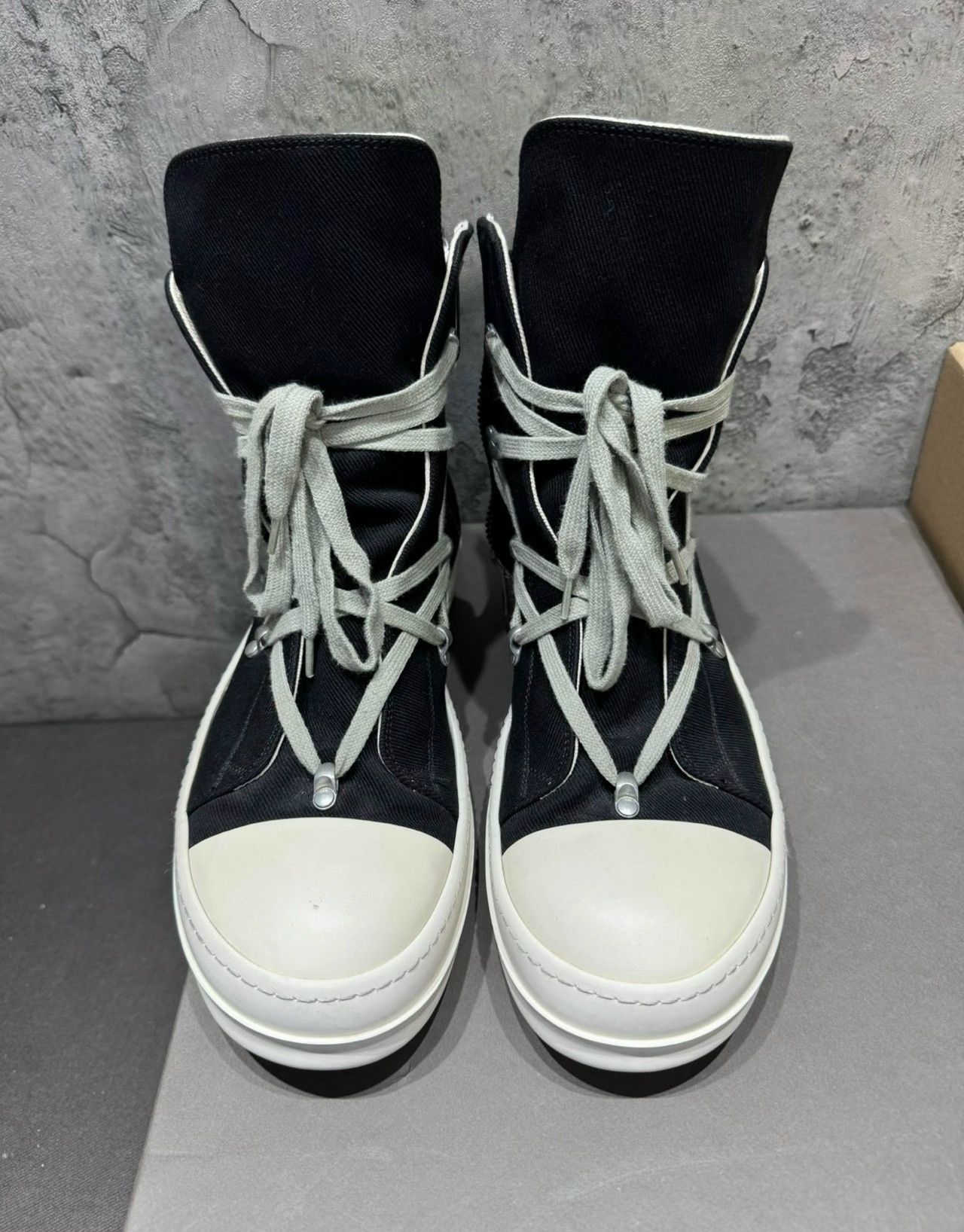 Rick Owens Drkshdw Rickowens Drkshdw Black Canvas Five-Pointed Star Size US 9.5 / EU 42-43 - 5 Thumbnail