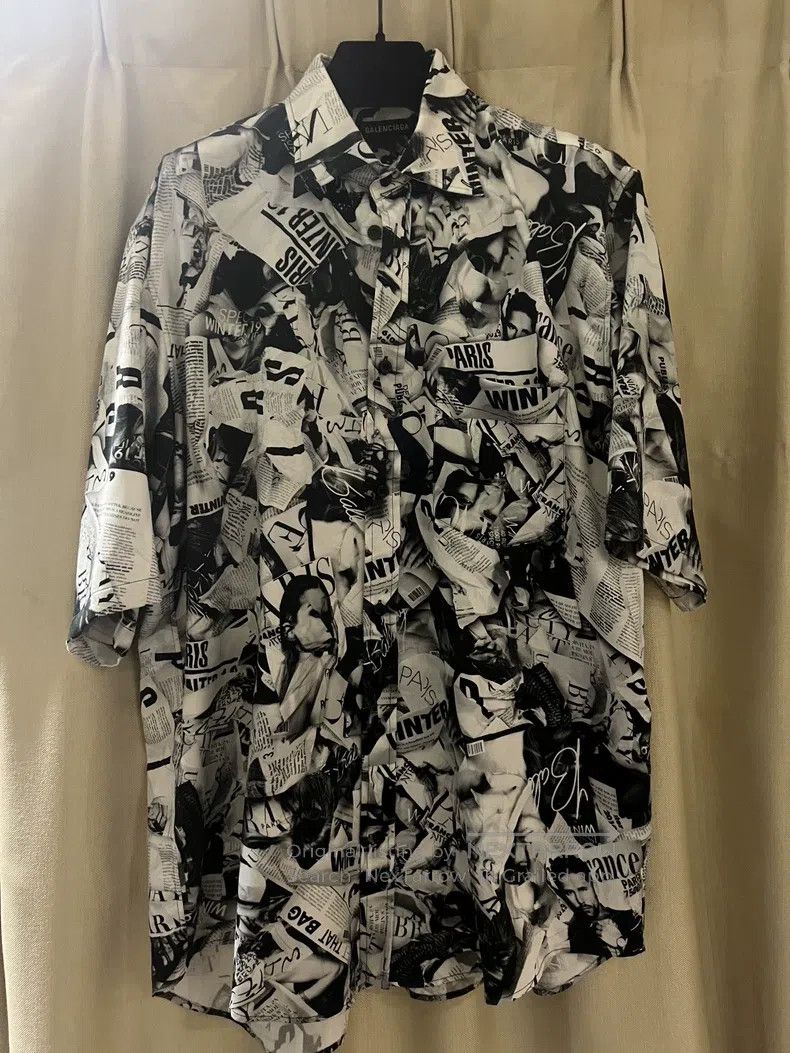Balenciaga Balenciaga Loose Fit Shirt Size XS / US 0-2 / IT 36-38 - 1 Thumbnail