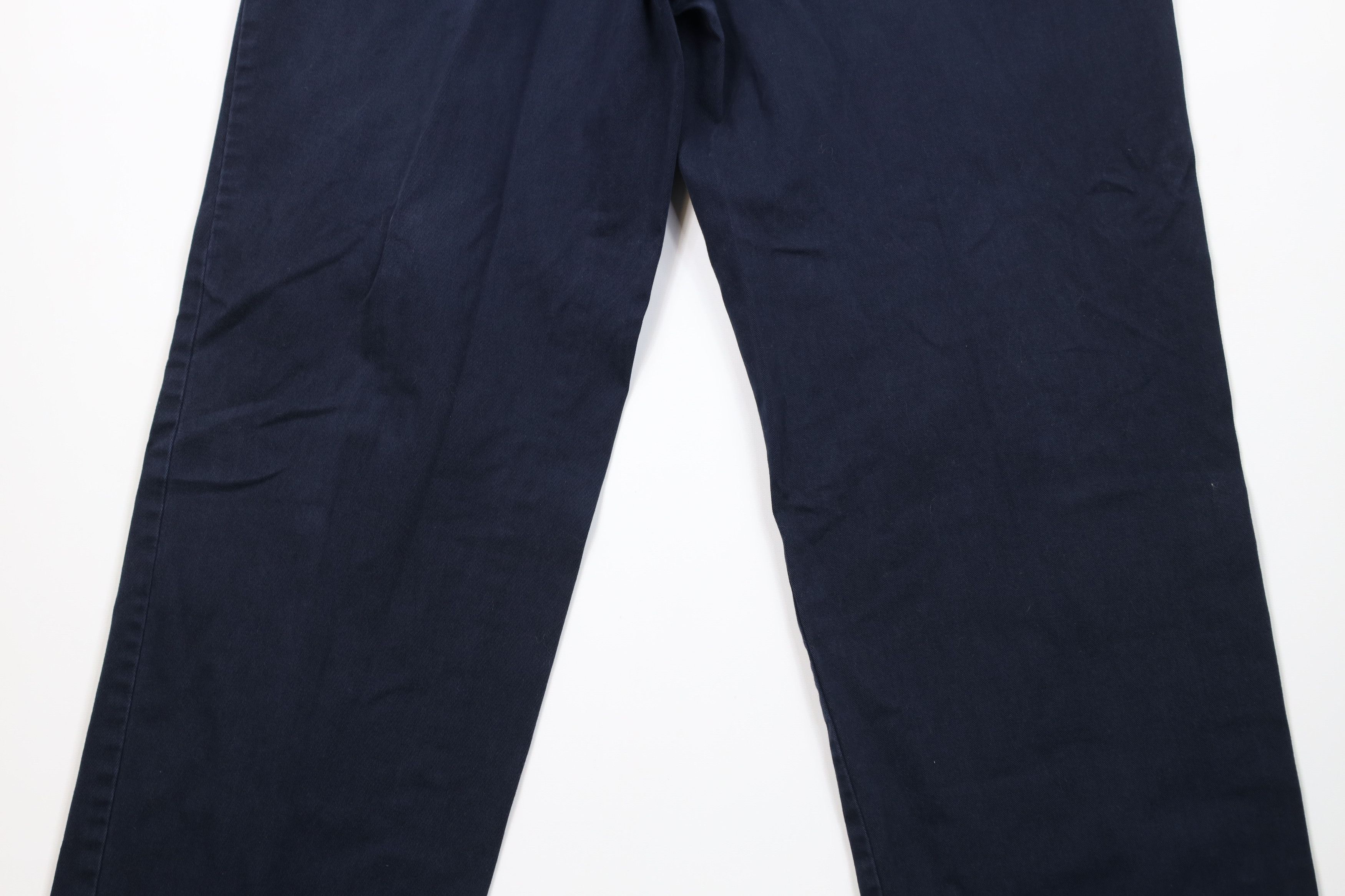 Tommy Hilfiger Vintage Y2K 2004 Tommy Hilfiger Wide Leg Chino Pants Blue Size US 36 / EU 52 - 11 Thumbnail