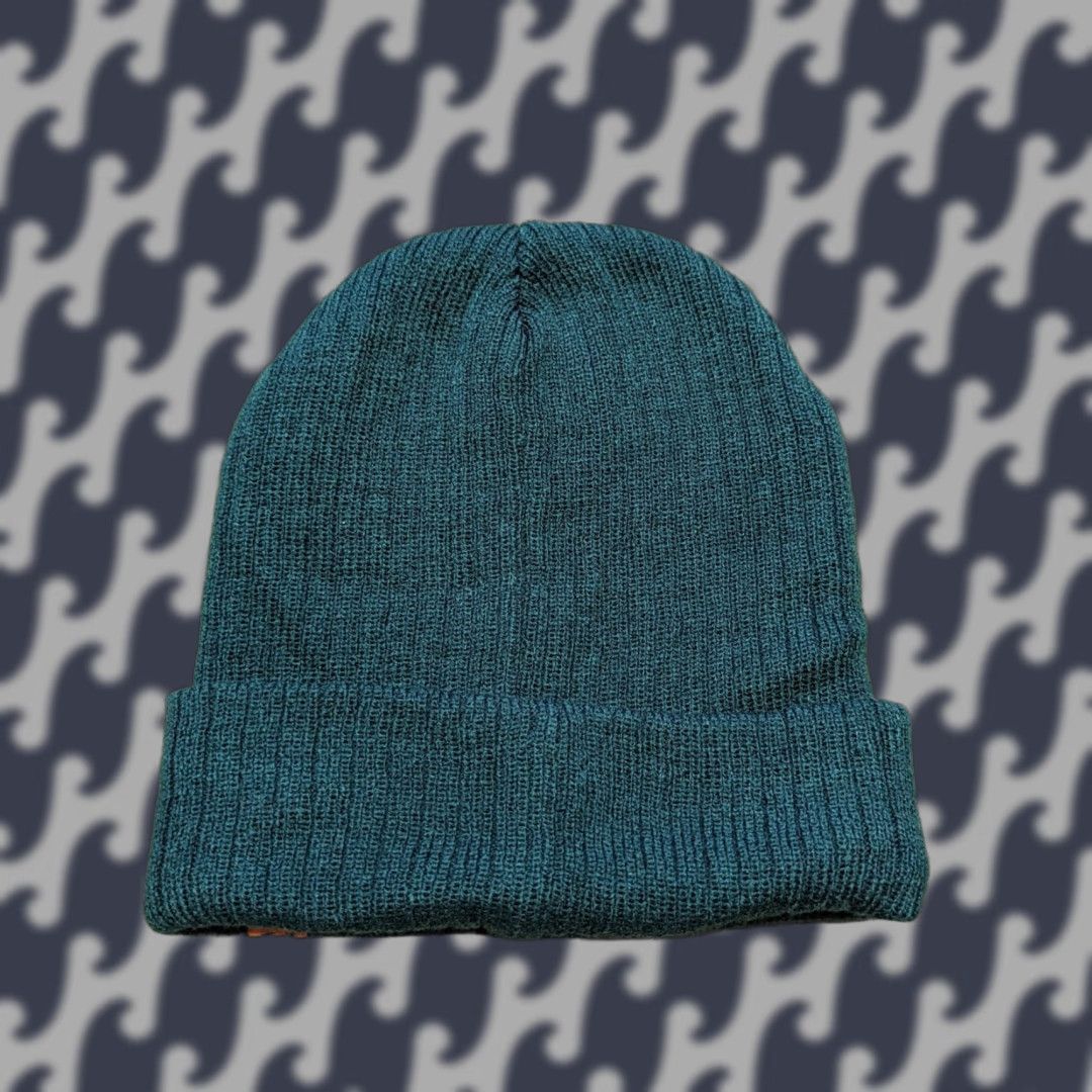 Vintage Jagermeister Beanie Hat One Size Green Water Resistant Winter Solid Logo Unisex Adults Size ONE SIZE - 1 Thumbnail