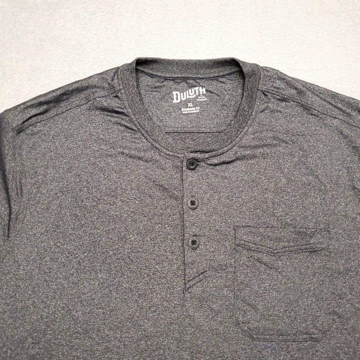 Duluth Trading Company Duluth Trading Co Shirt Men XL Charcoal Performance Henley Outdoor Gorp Shirt Men's XL Charcoal Henley Performance Outdoor Duluth Trading Co Size US XL / EU 56 / 4 - 2 Thumbnail