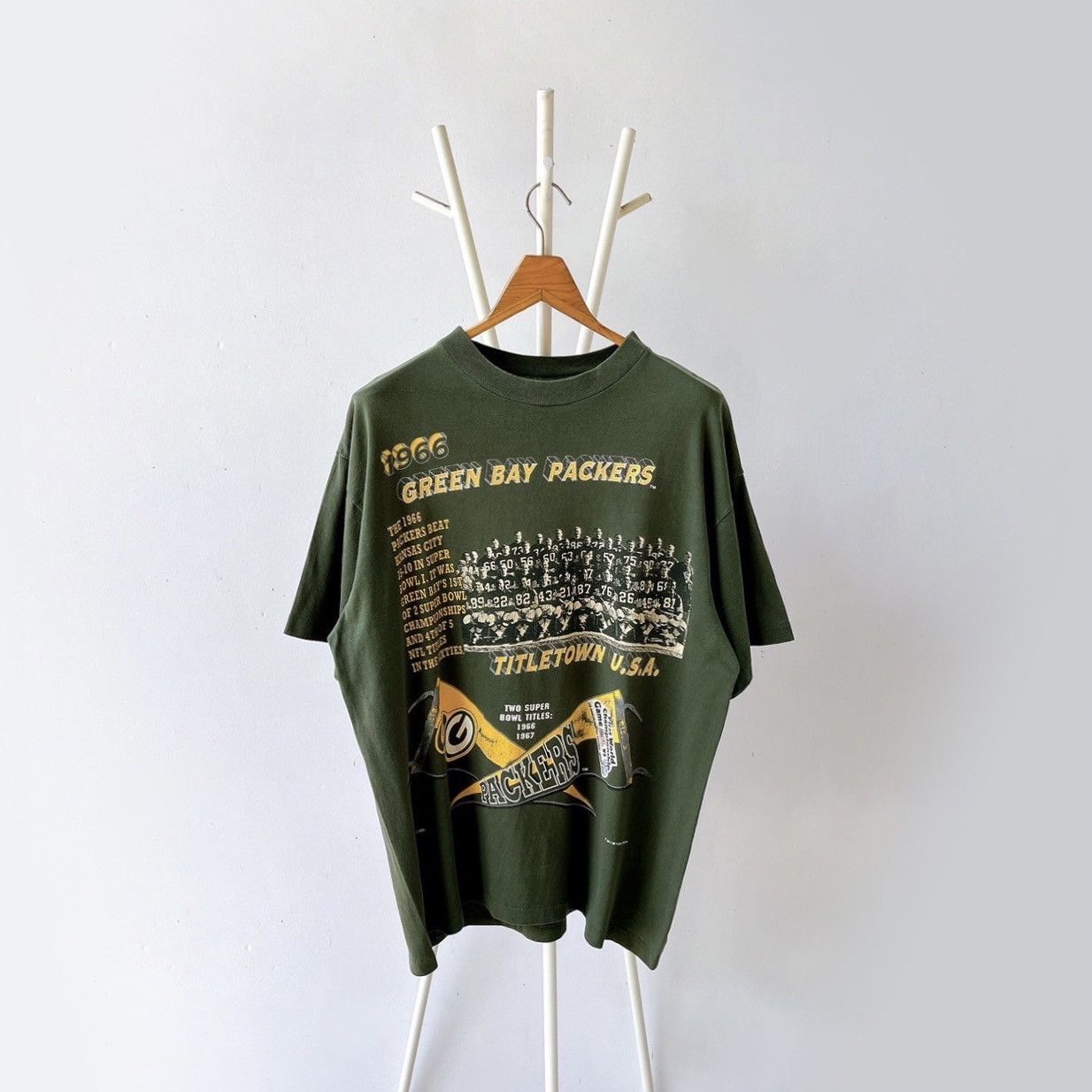 Vintage 90s Green Bay Packers players NFL t-shirt/ L Size US L / EU 52-54 / 3 - 1 Thumbnail