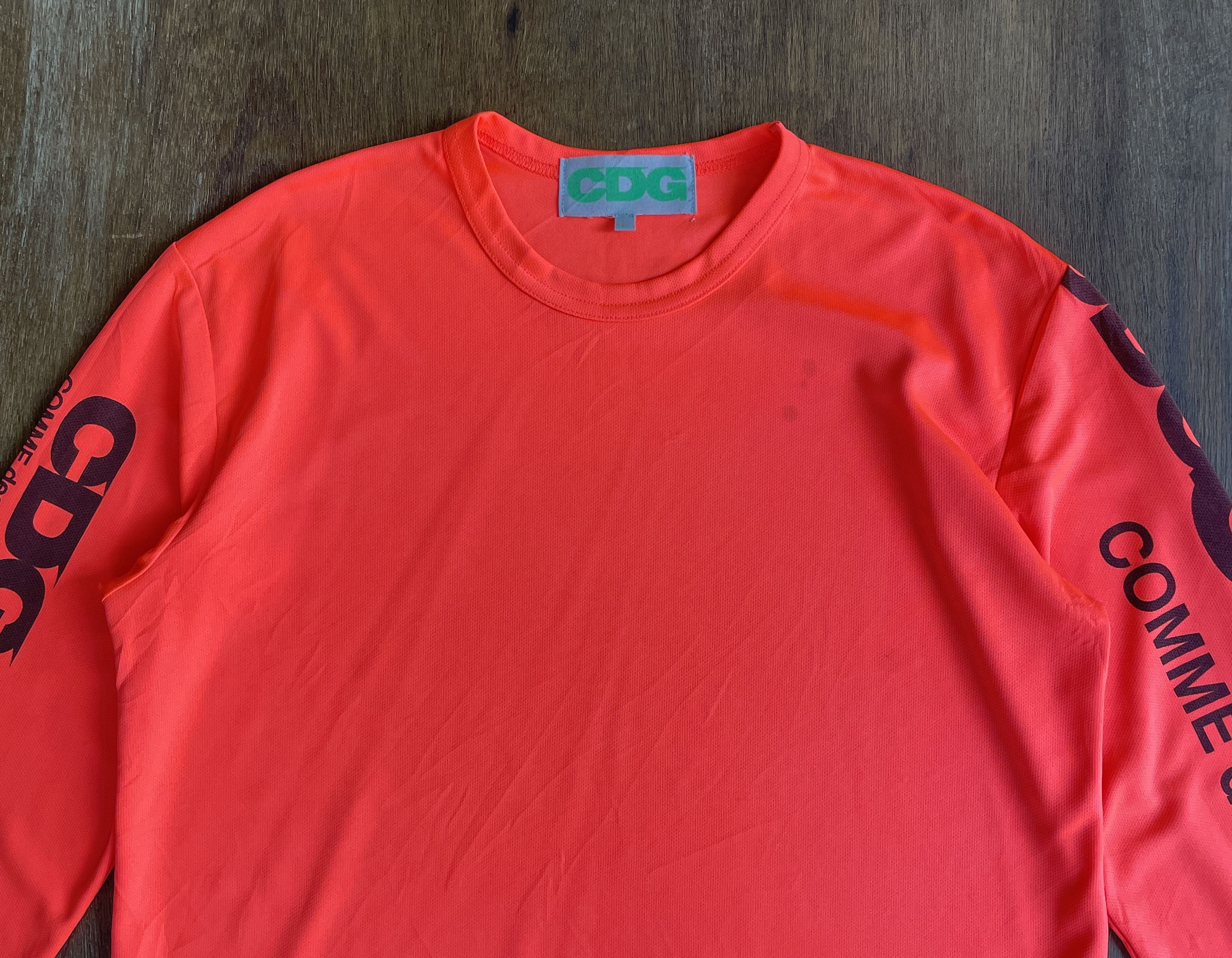 Comme des Garcons Comme des Garçons Red Long Sleeve T-Shirt Size US L / EU 52-54 / 3 - 2 Thumbnail