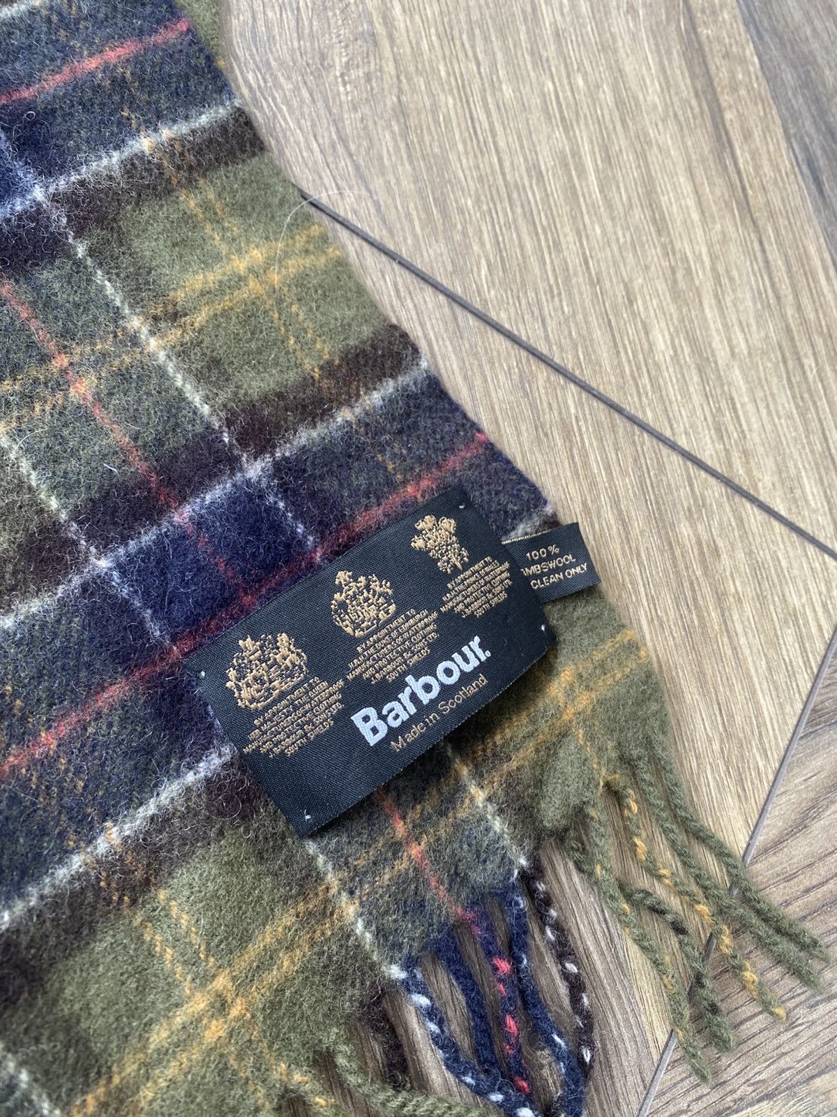 Barbour Vintage Barbour nova check wool scarf Size ONE SIZE - 5 Thumbnail