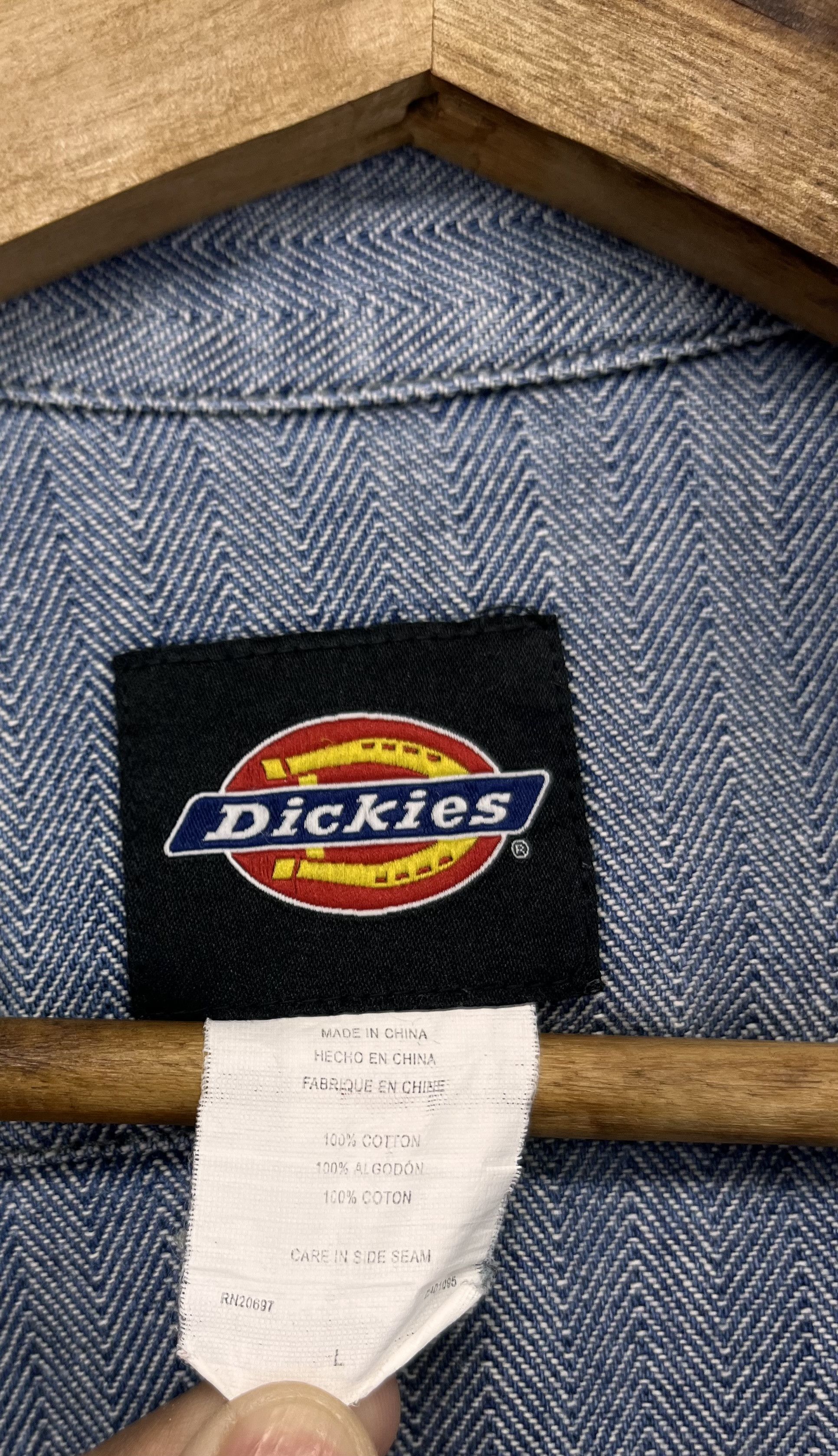 Dickies Vintage Dickies Rare Denim Overalls Jumpsuit Size US 39 - 9 Thumbnail