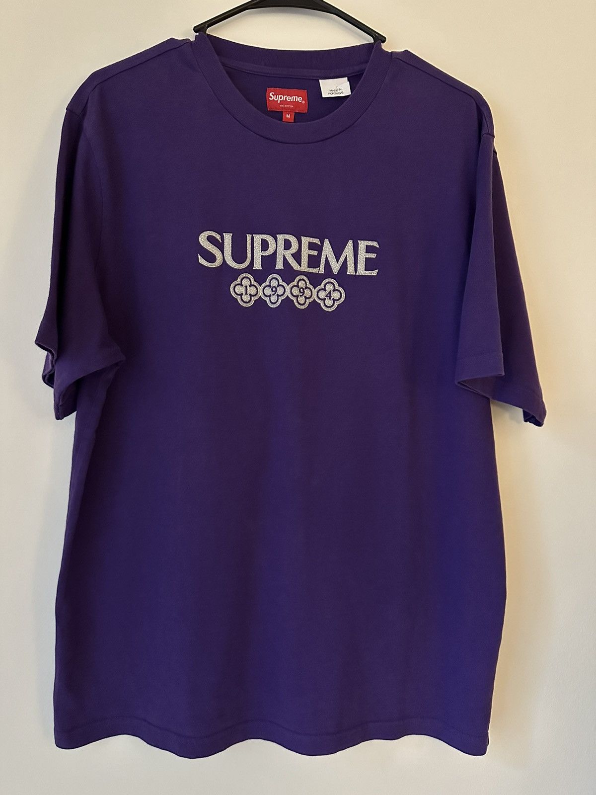 Supreme Supreme Glitter S/S Top Tee Size US M / EU 48-50 / 2 - 1 Thumbnail