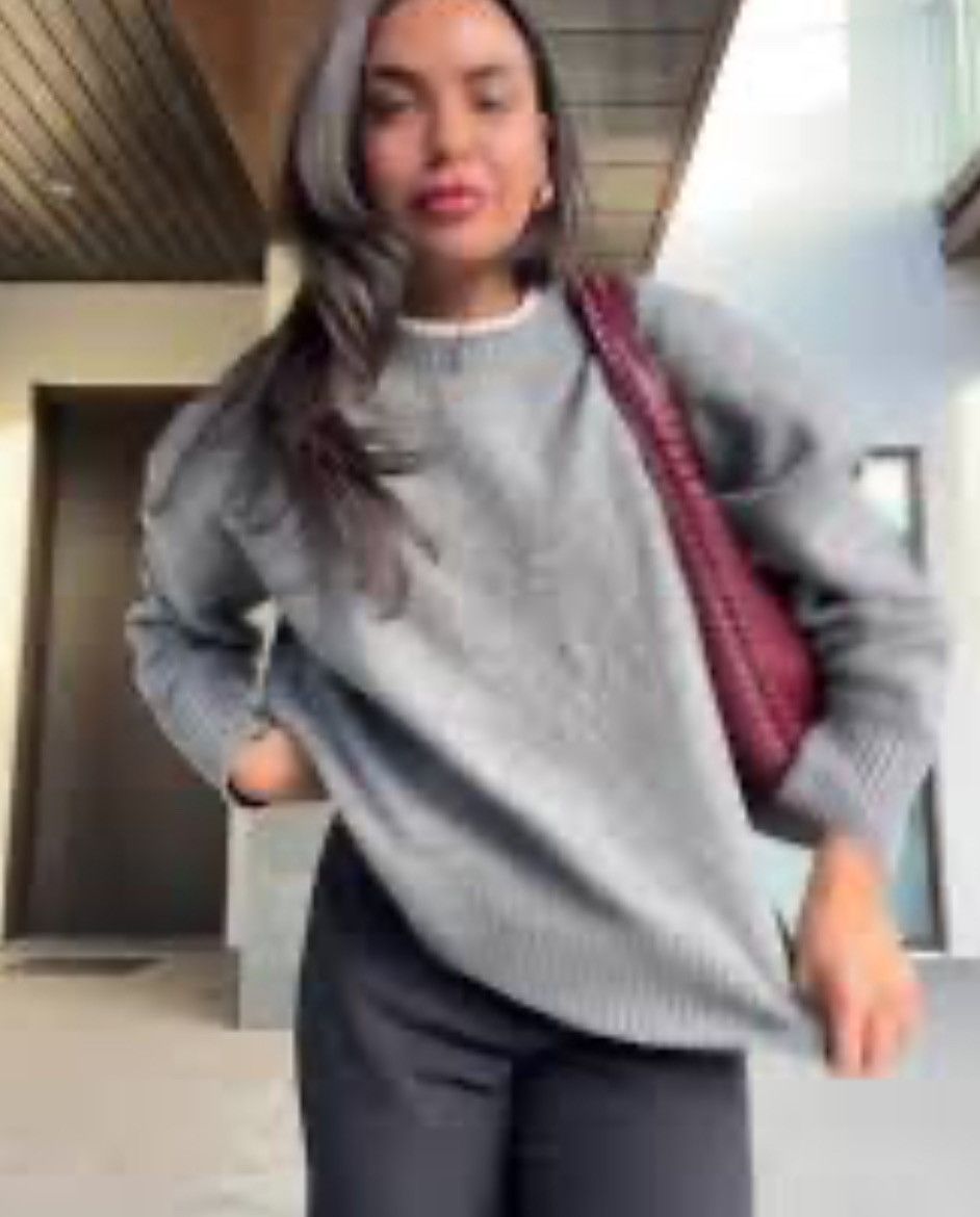 Zara Zara’s Basic Soft Knit Sweater Size M / US 6-8 / IT 42-44 - 2 Thumbnail