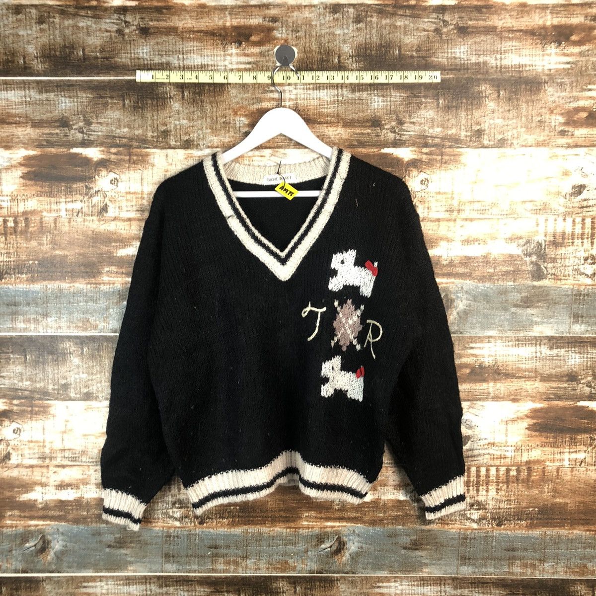 Homespun Knitwear × Japanese Brand Glove Puper Dark Blue Knitwear #A1978 Size S / US 4 / IT 40 - 1 Thumbnail