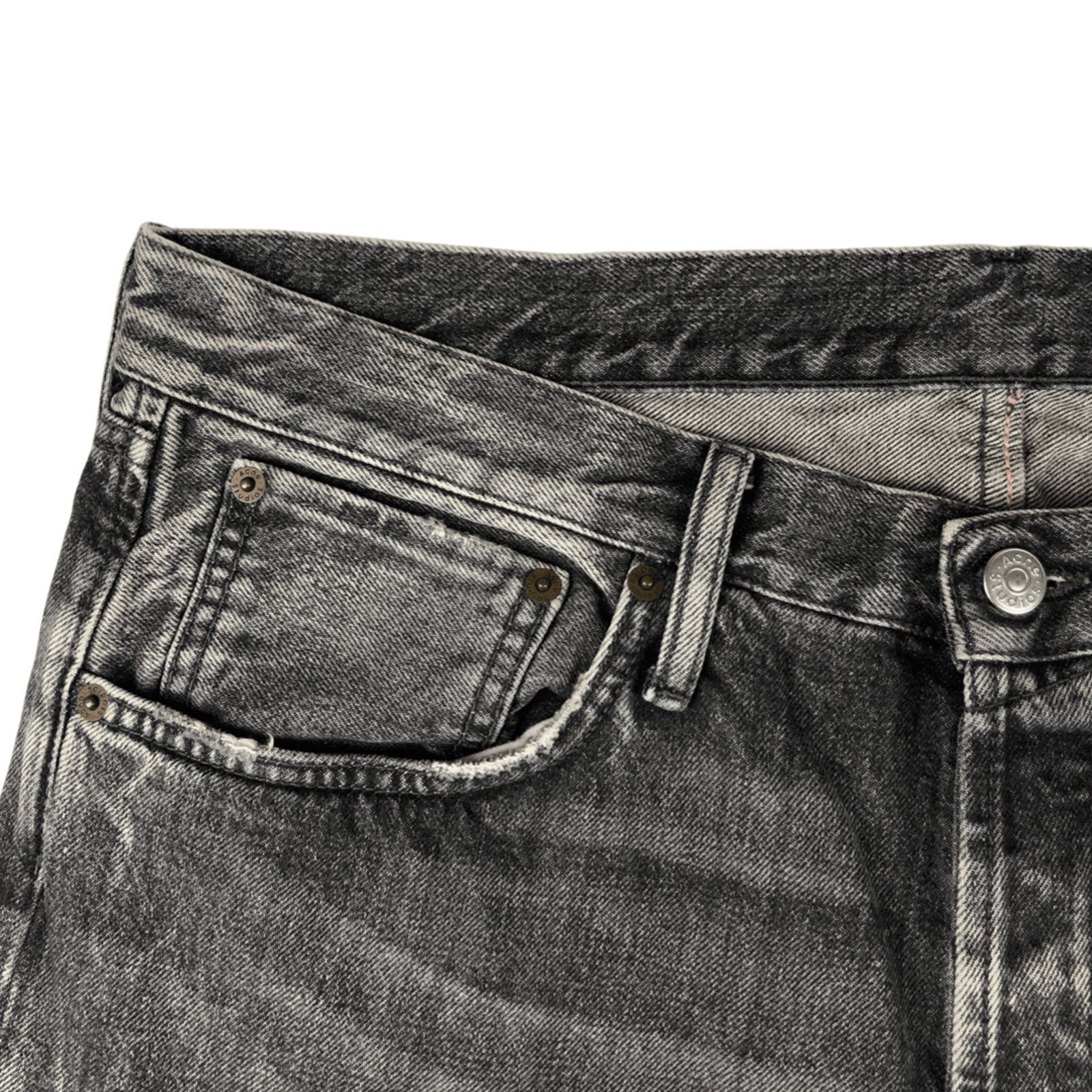 Acne Studios Acne Studios 2003 Washed Out Grey Jeans Size US 34 / EU 50 - 9 Thumbnail