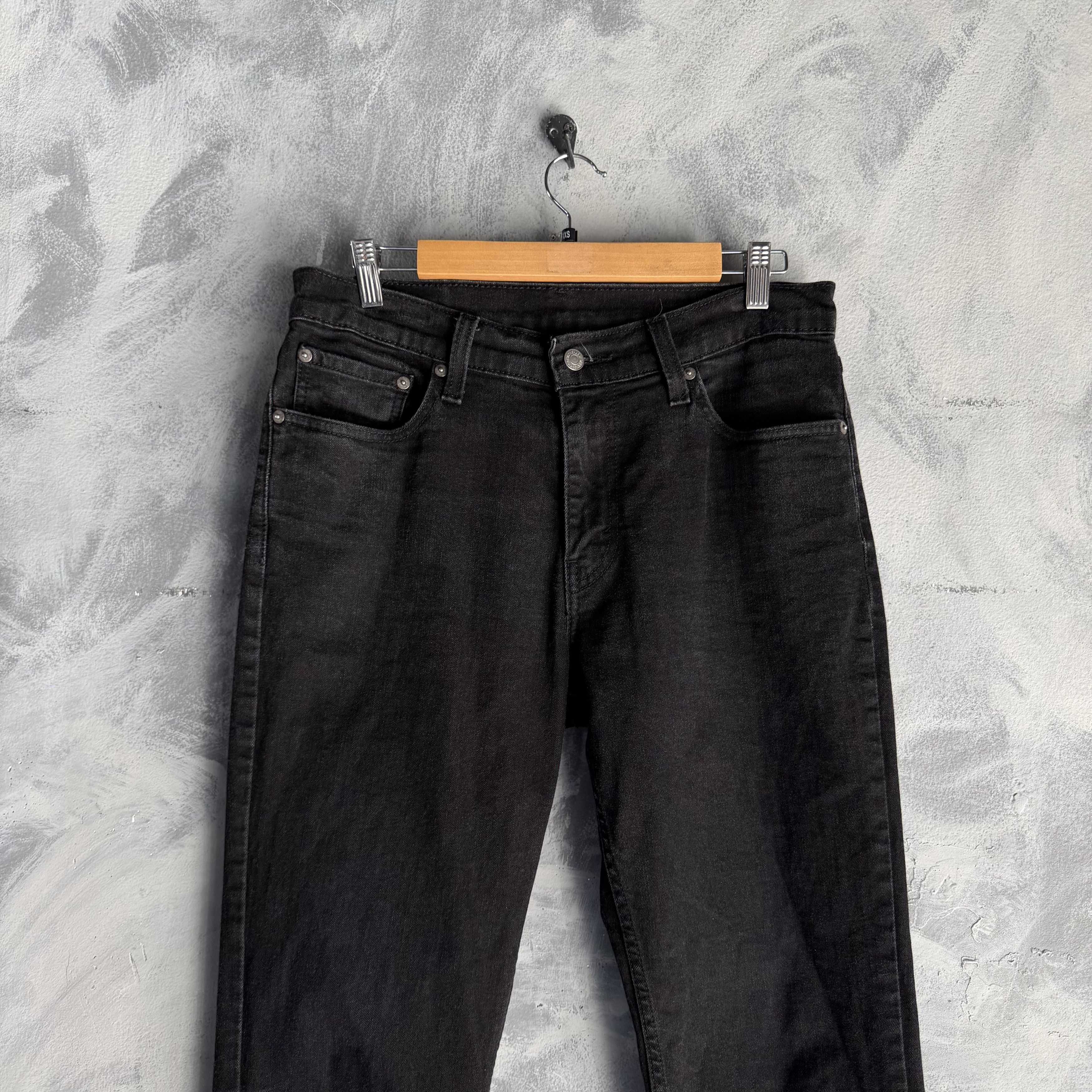 Levi's Levi's 511 Jeans Mens Black Wash Slim Straight Fit Size US 33 - 2 Thumbnail