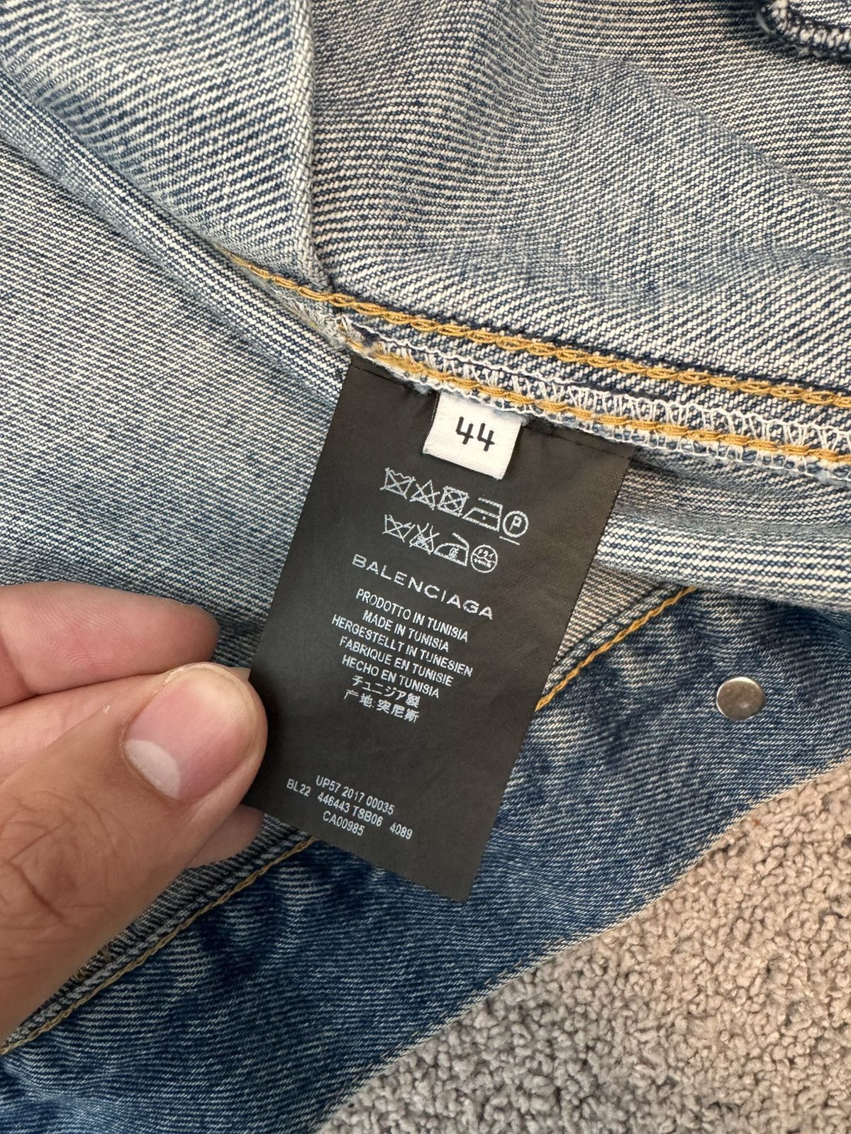 Balenciaga Balenciaga Swing denim jacket Size XL / US 12-14 / IT 48-50 - 6 Thumbnail