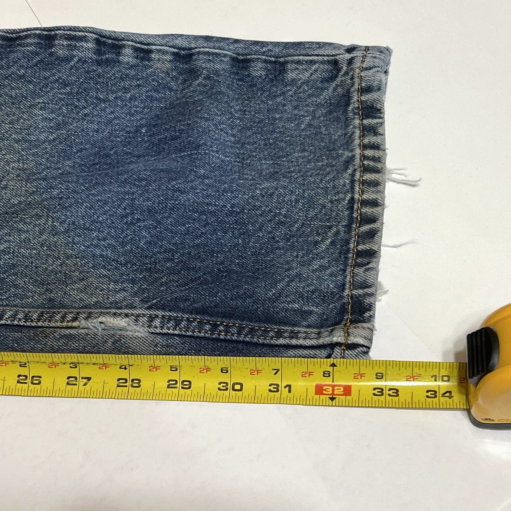 Levi's Levi's 505 Jeans Regular Distressed 34x32 34x34 5-Pocket Denim Blue Mens Casual Vintage? Size US 34 / EU 50 - 6 Thumbnail