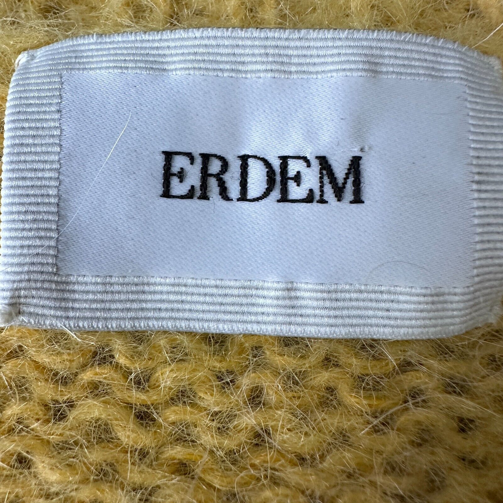 Erdem Erdem Noel Jumper Sweater Men’s XL Golden Yellow Pullover Size US XL / EU 56 / 4 - 6 Thumbnail