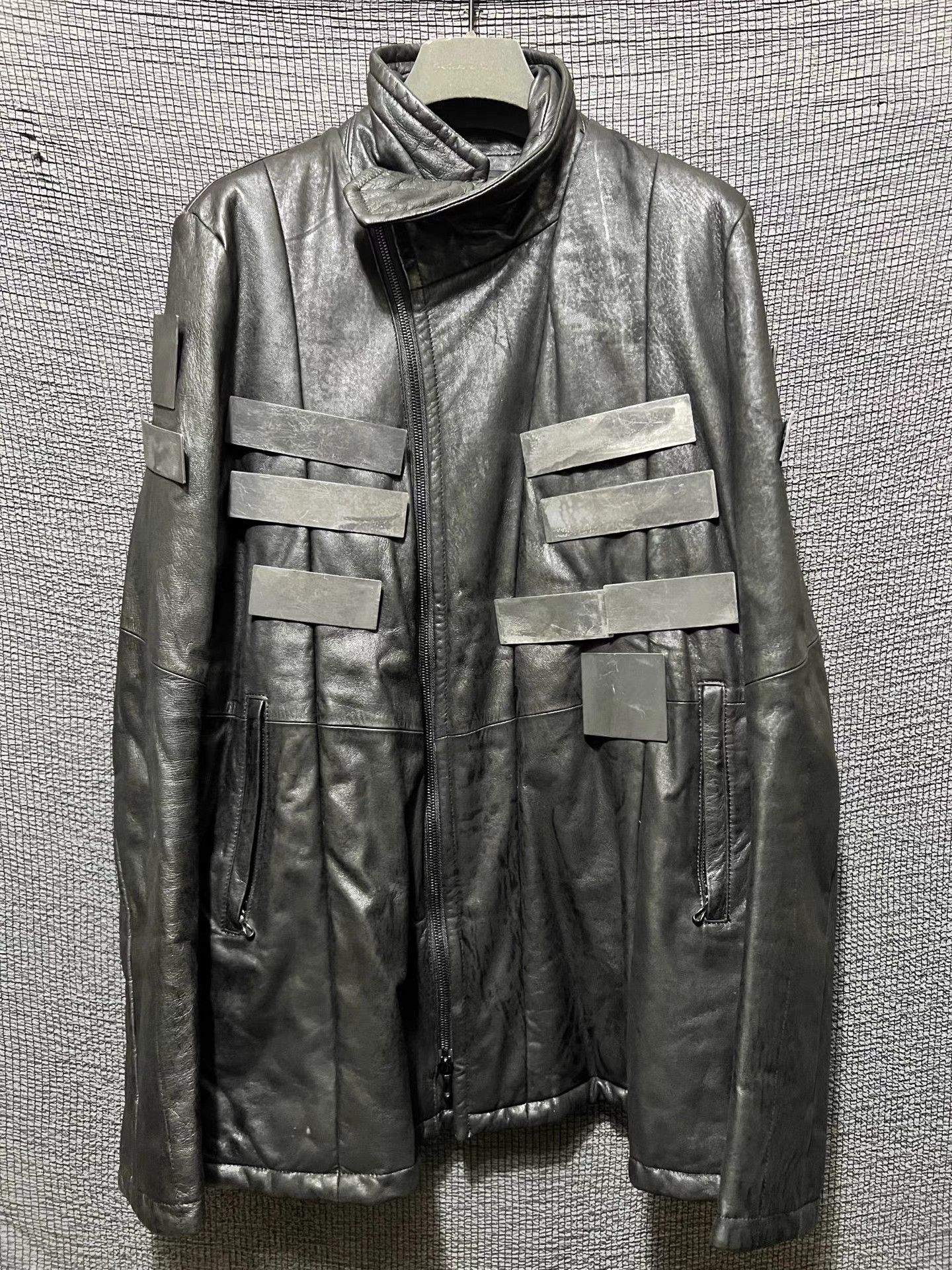 Julius Julius_7 x Claustrum numbered sample blade leather jacket. Size US M / EU 48-50 / 2 - 1 Thumbnail