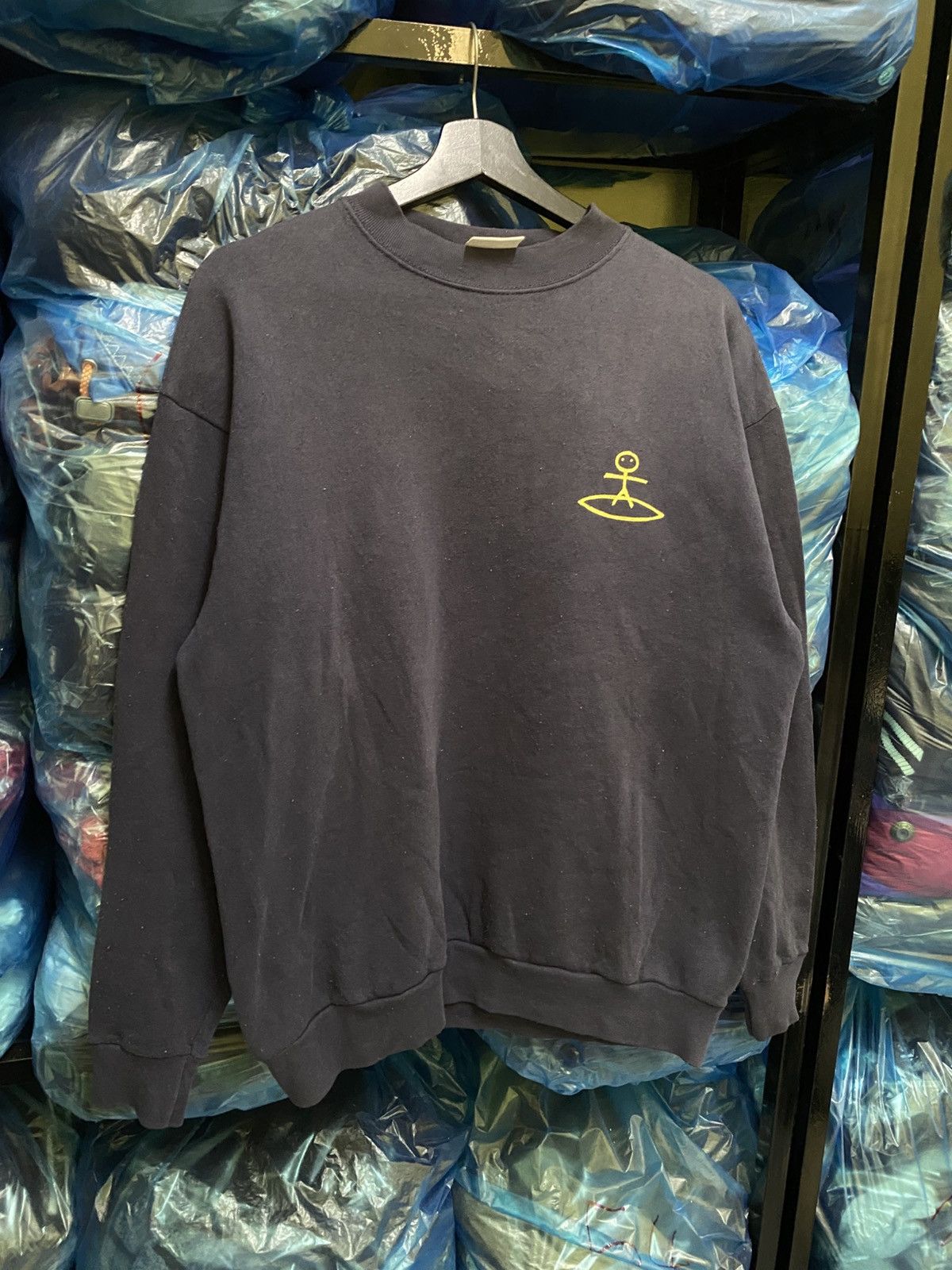 Vintage VINTAGE 90S STICKMAN SURFING SWEATSHIRT MADE IN USA Size US M / EU 48-50 / 2 - 5 Thumbnail