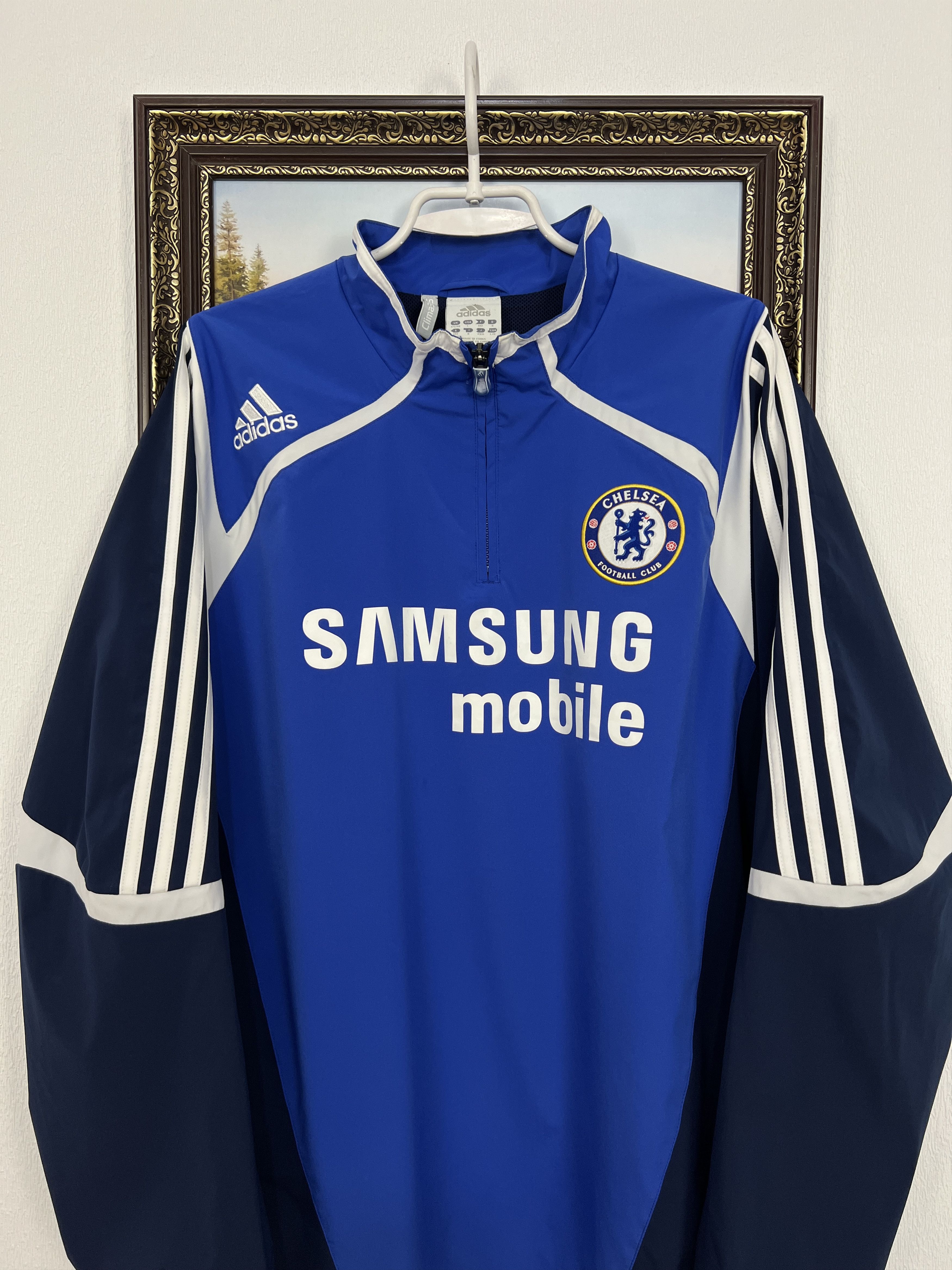 Adidas Vintage Adidas Chelsea Football Train Sweatshirt Soccer Size US L / EU 52-54 / 3 - 2 Thumbnail
