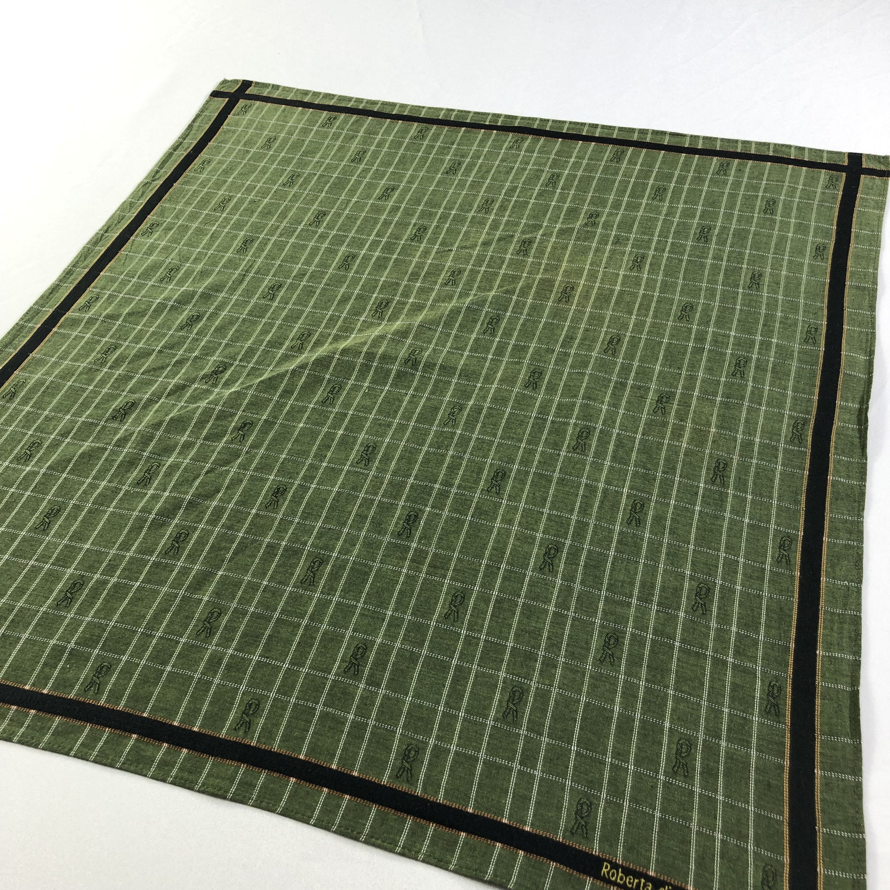 Roberta di Camerino × Vintage Roberta di Camerino Handkerchief Neckerchief Bandana H2189 Size ONE SIZE - 3 Thumbnail