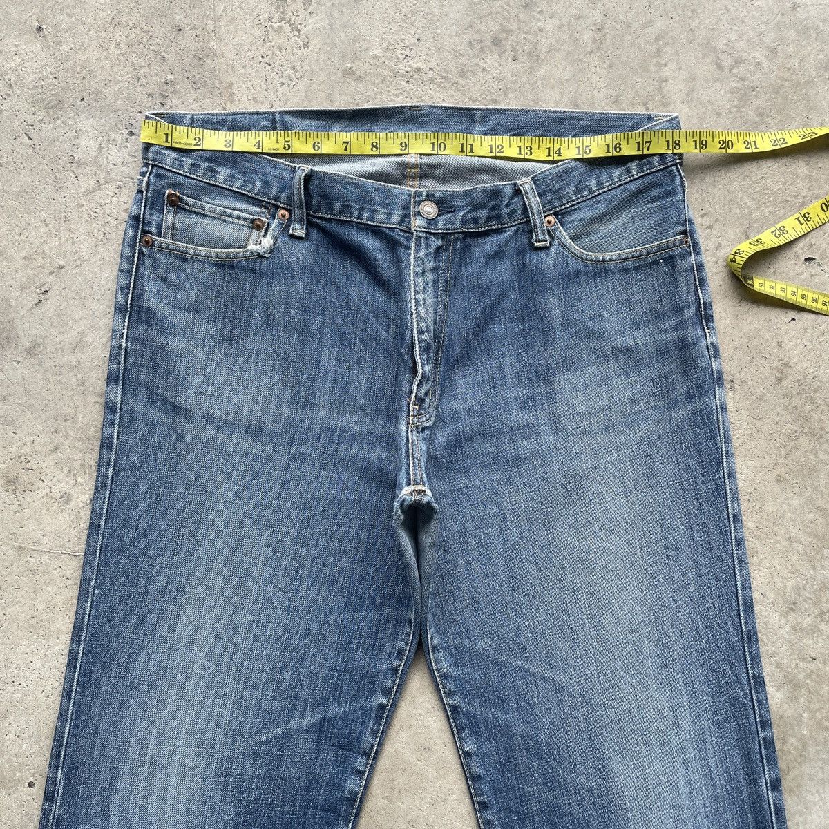Japanese Brand W37x30 Vintage Japanese Faded Jeans Pants Denim Size US 37 - 5 Thumbnail