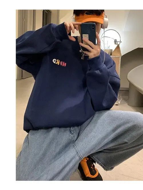 Other Streetwear Sweatshirt Hoodie Hip Hop Korean Loose Style y2k Size US L / EU 52-54 / 3 - 4 Thumbnail