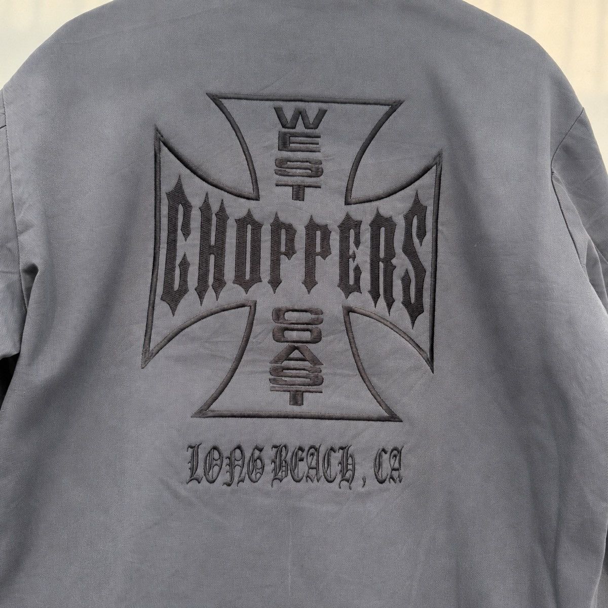 Vintage Jesse James West Coast Choppers Aramark Work jacket Size US L / EU 52-54 / 3 - 6 Thumbnail
