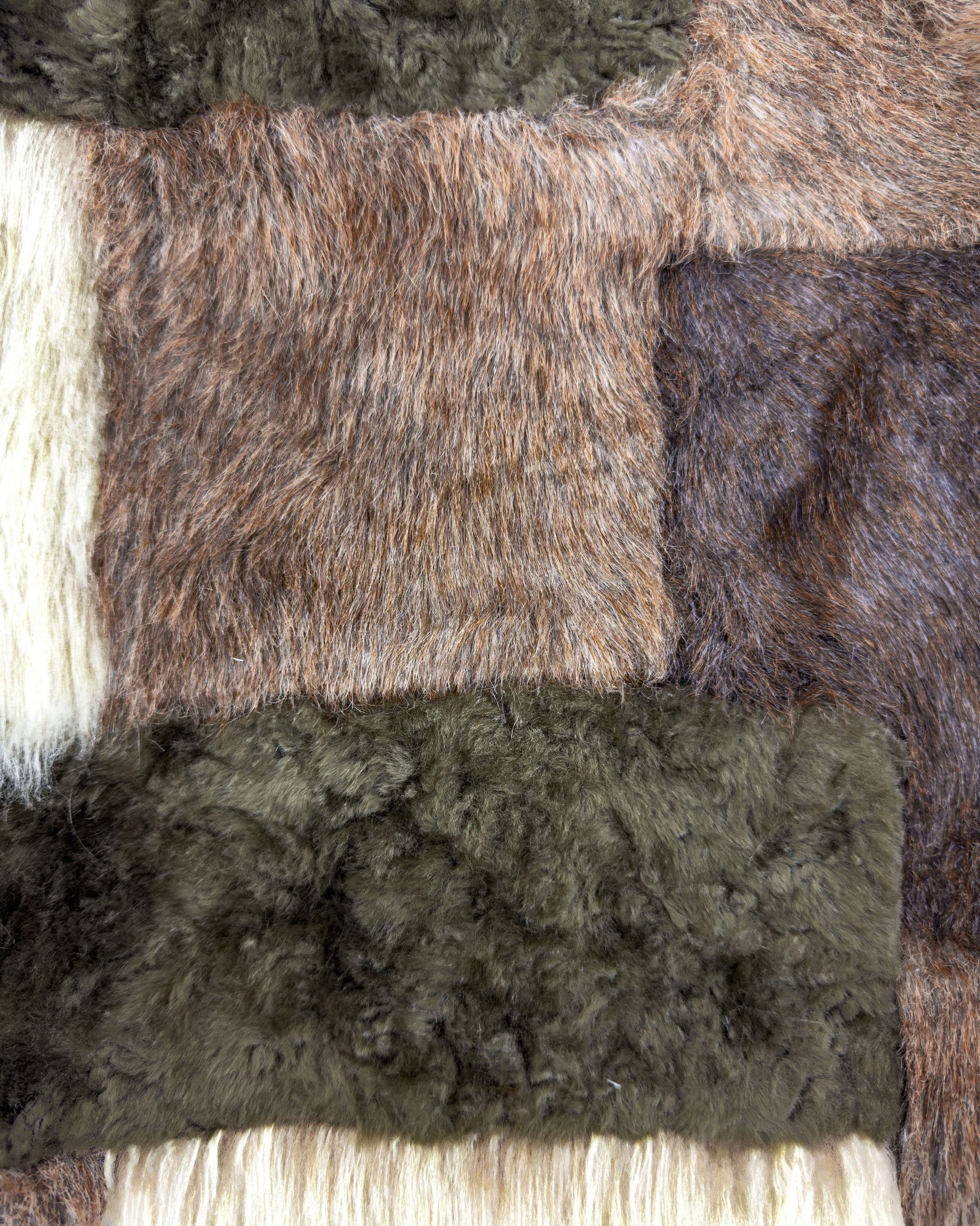 Issey Miyake 2000s Sunao Kuwahara Faux Fur Jacket Size M / US 6-8 / IT 42-44 - 4 Thumbnail