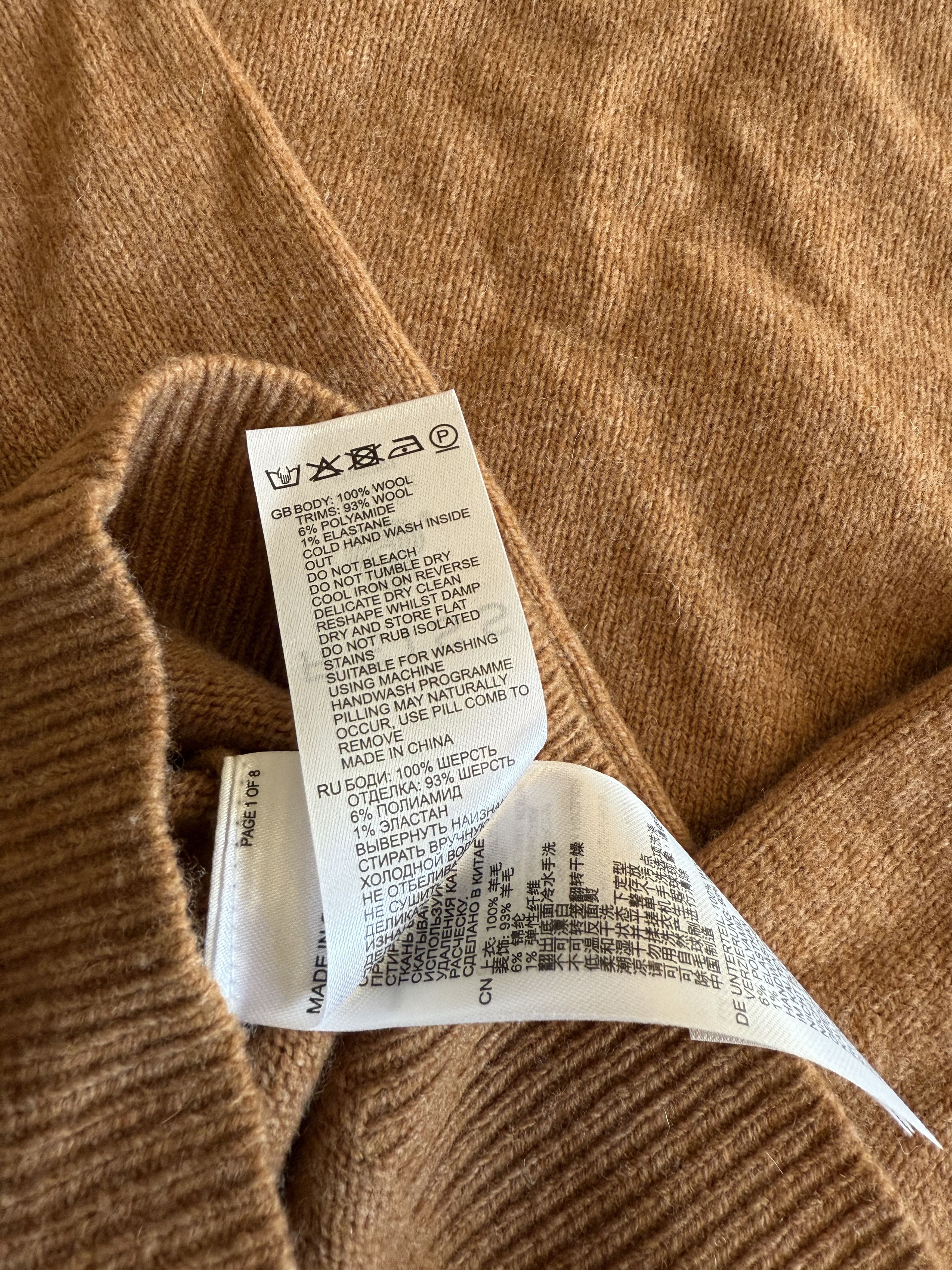 Reiss Reiss Merino Wool Hoodie Size US L / EU 52-54 / 3 - 7 Thumbnail