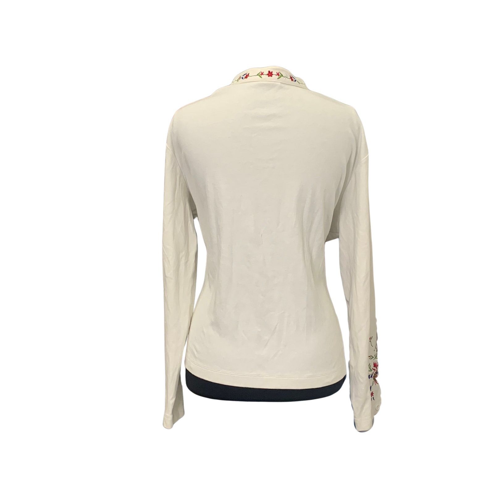 Vintage Vintage Westbound Embroidered Henley Style Long Sleeve Shirt Size XL / US 12-14 / IT 48-50 - 2 Thumbnail