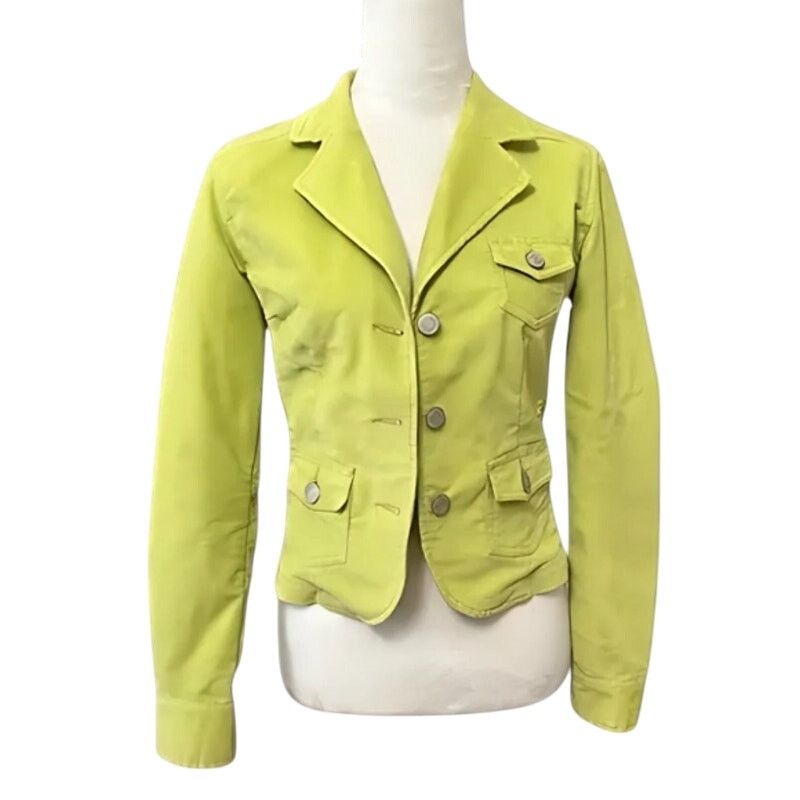 Aeropostale Aeropostale Y2K Corduroy Jacket Flap-Button Green Small Size S / US 4 / IT 40 - 1 Thumbnail