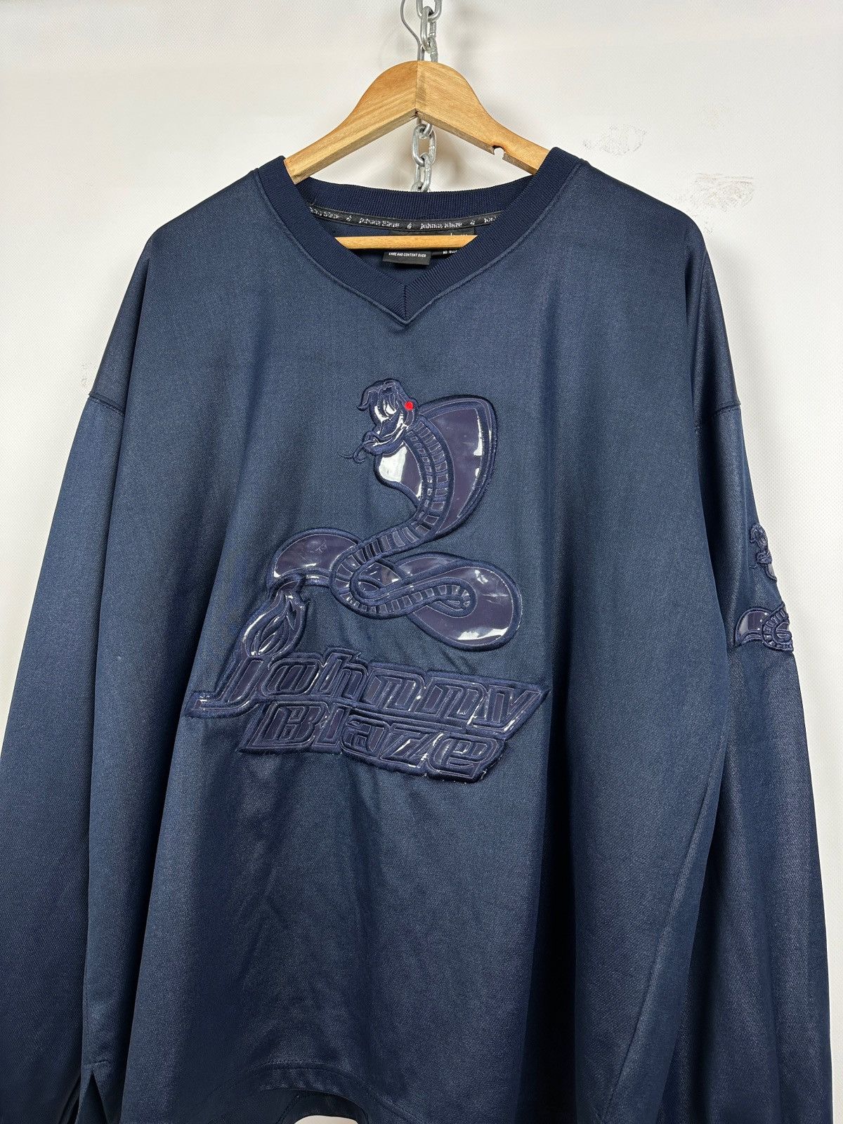 Vintage Vintage Johnny Blaze King Cobra Snake Sweatshirt Jersey Size US L / EU 52-54 / 3 - 10 Thumbnail