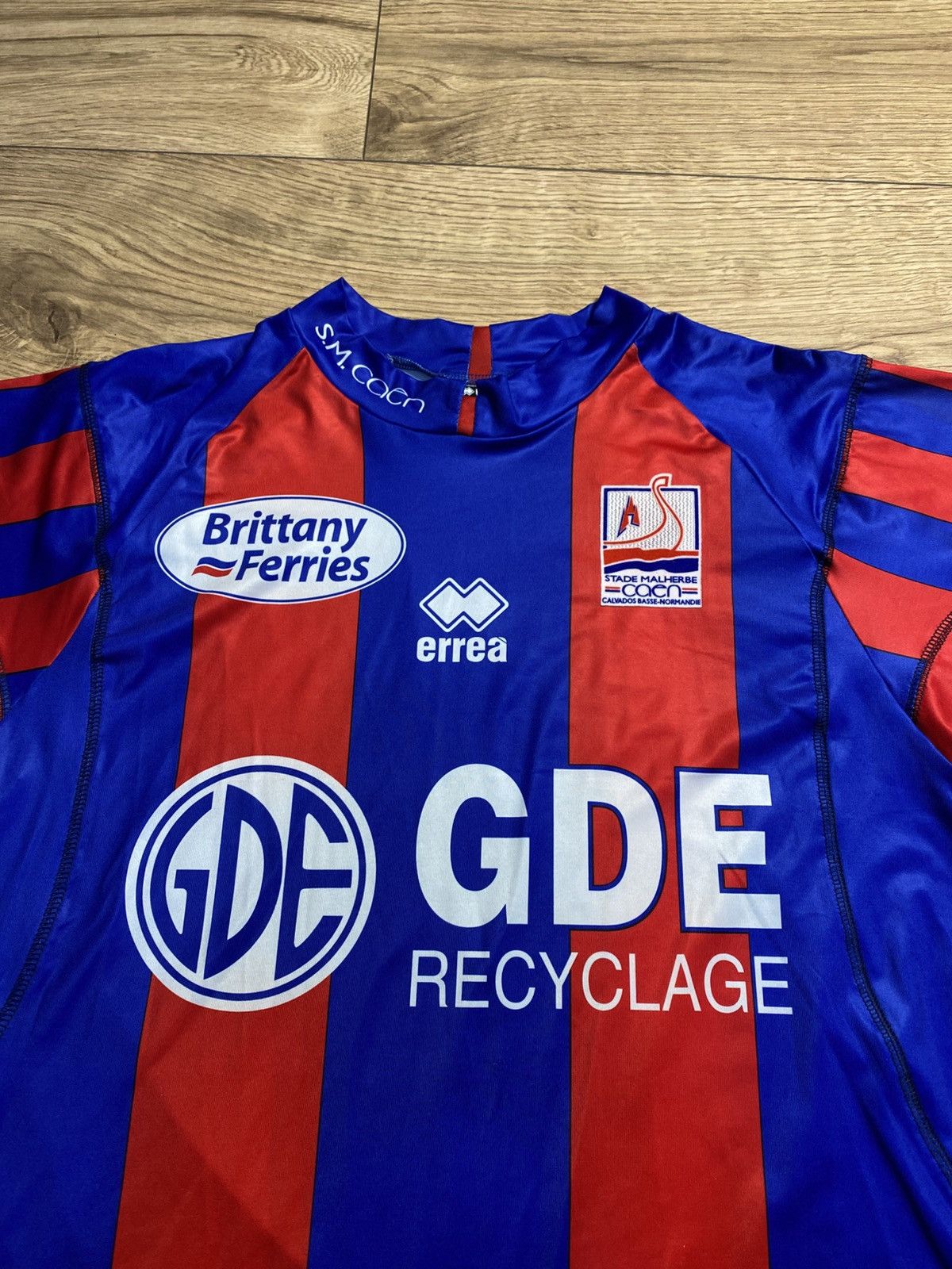 Errea Vintage SM Caen 2006-07 Home Football Shirt Errea Size 2XL Size US XXL / EU 58 / 5 - 2 Thumbnail