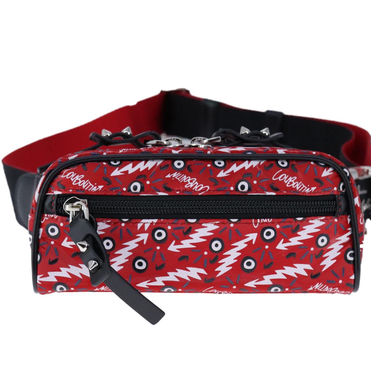 Christian Louboutin Red Synthetic Shoulder Bag (Pre-Owned) Size ONE SIZE - 1 Thumbnail