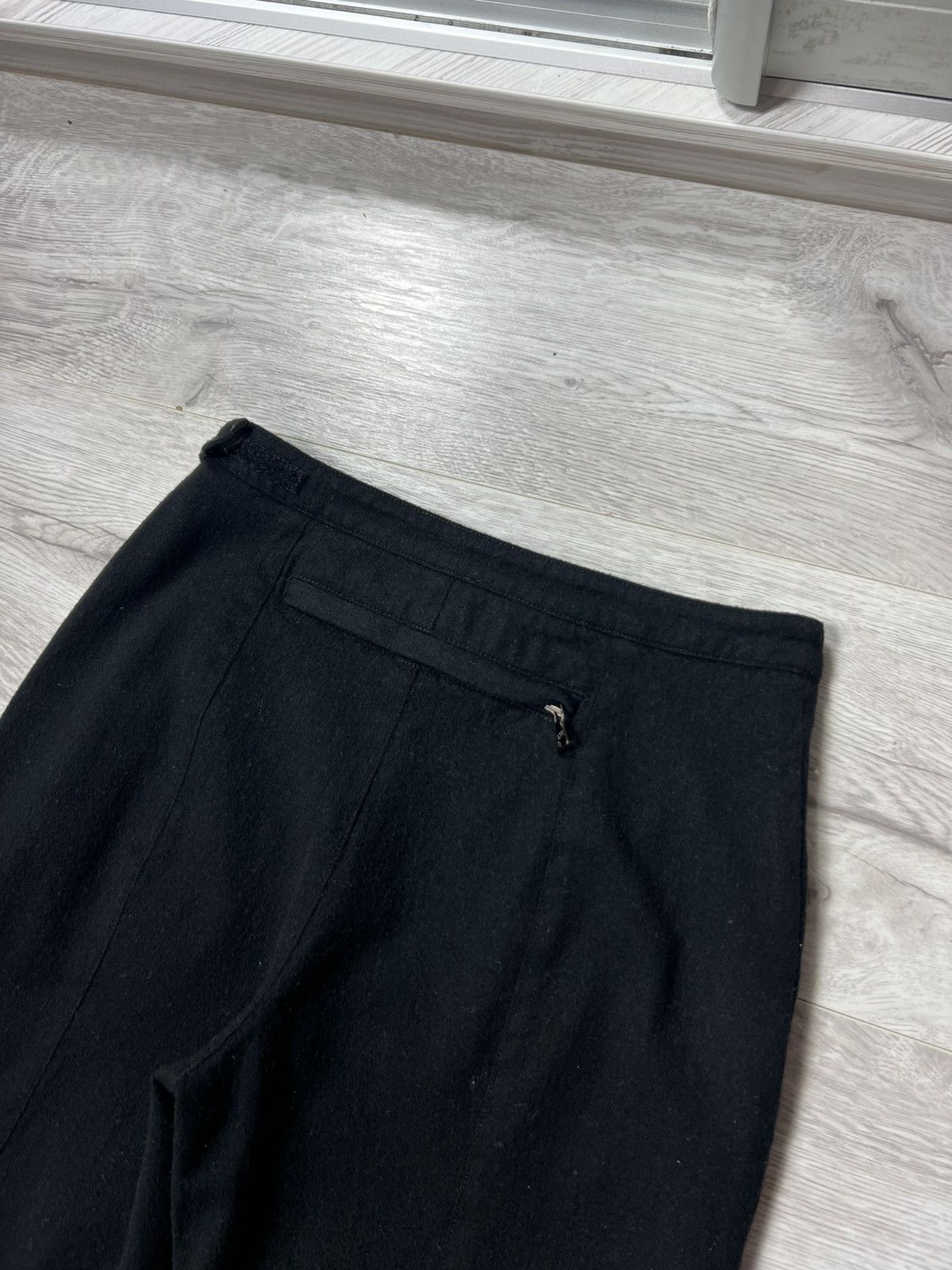 Prada 1999s Prada Sport Black Wool & Nylon Pants Red Tab Trousers Size 26" / US 2 / IT 38 - 12 Thumbnail
