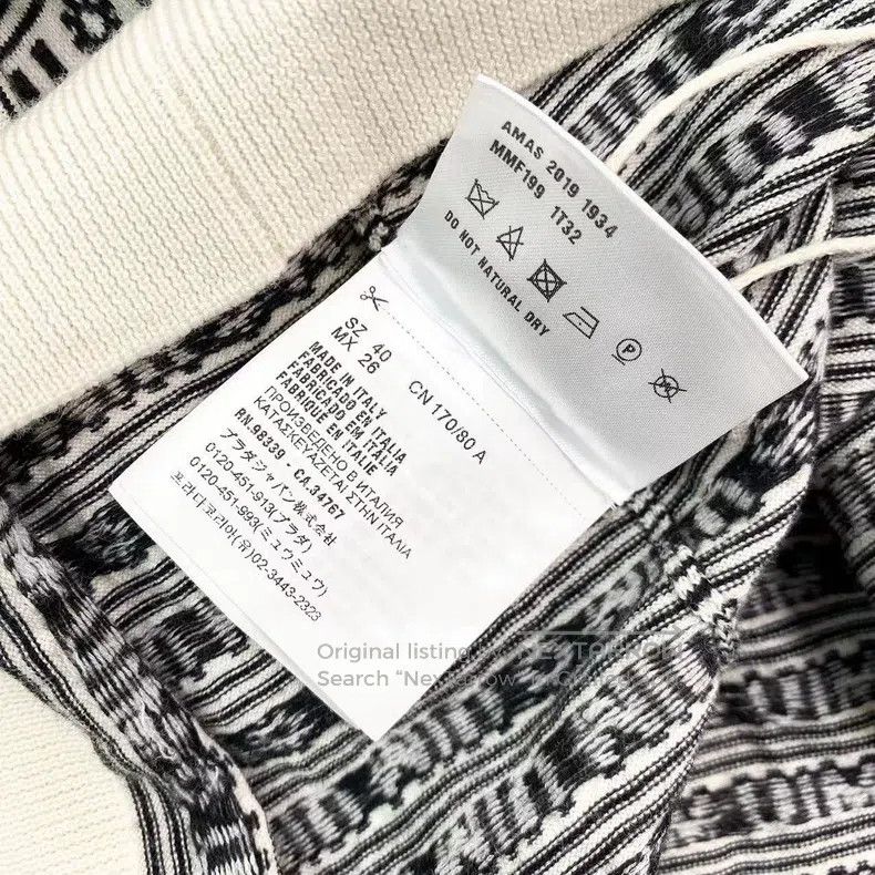 Miu Miu Miu Miu 40 Barrage logo wild cardigan Size L / US 10 / IT 46 - 4 Thumbnail