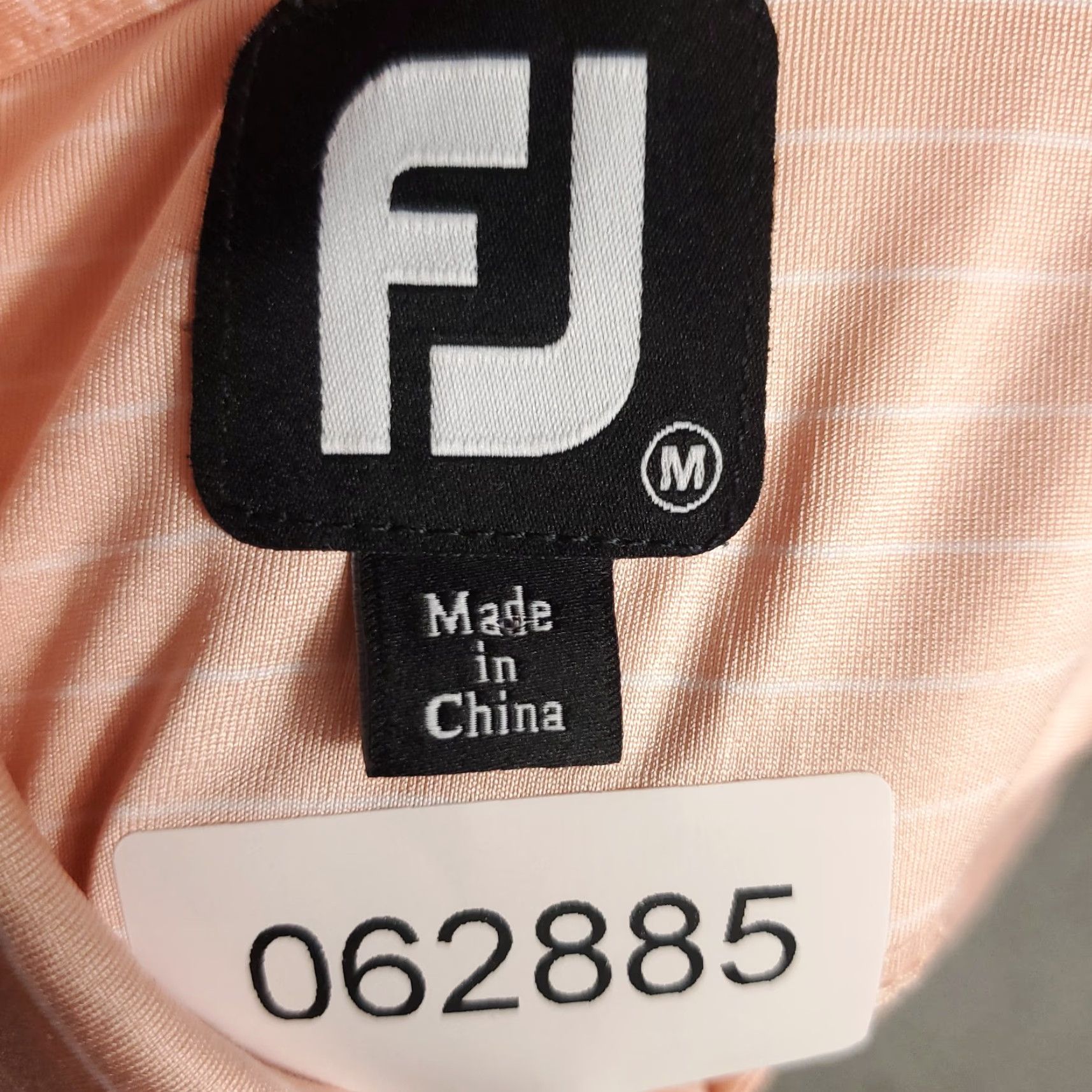 Footjoy FootJoy Polo Shirt Mens Size Medium Peach Striped Orange Color polo shirt FootJoy Shirt Medium Striped Peach Orange Color Mens Size Size US M / EU 48-50 / 2 - 8 Thumbnail