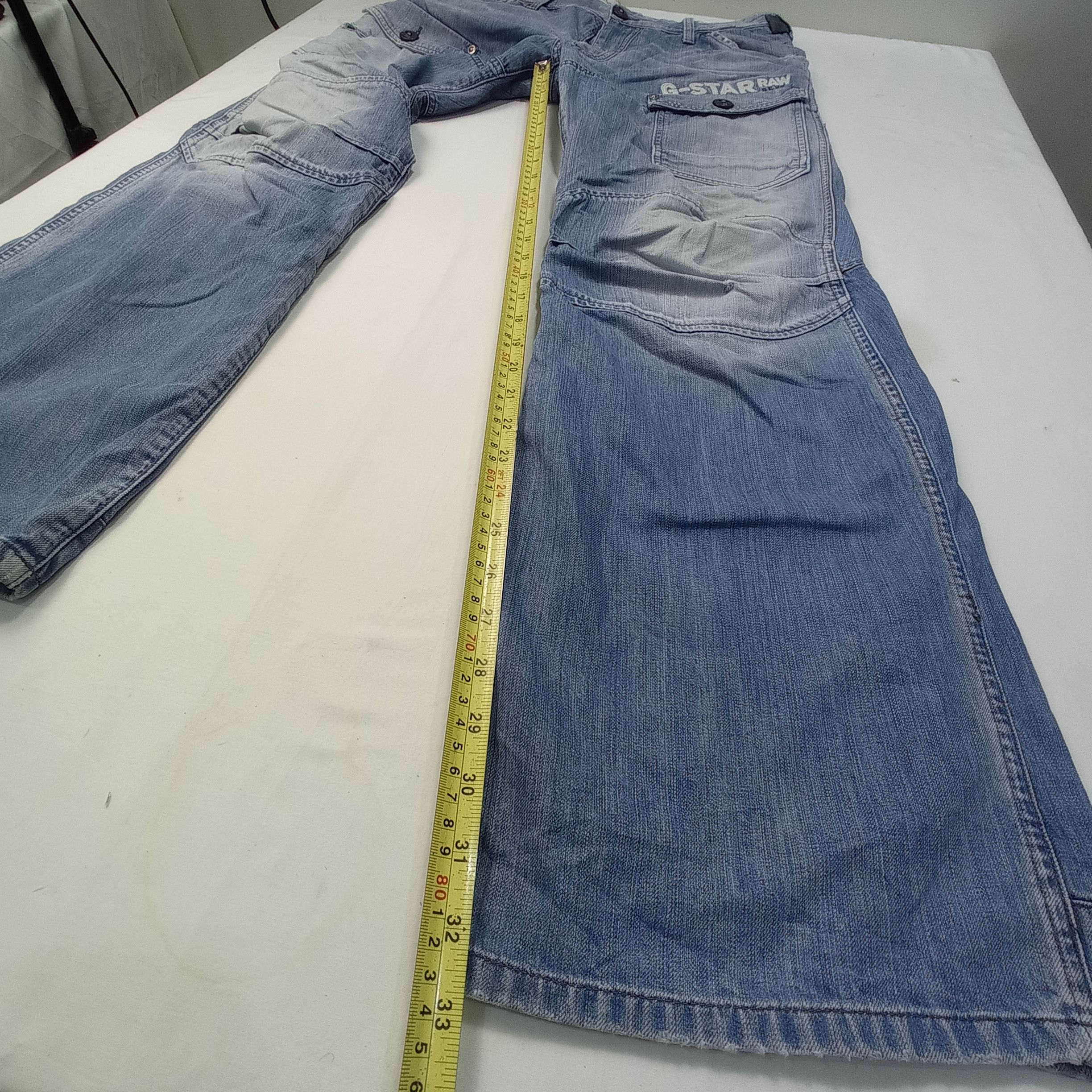 G-Star 🔥G Star Raw Buckle Back Jeans Bush Pants Size US 35 - 17 Thumbnail