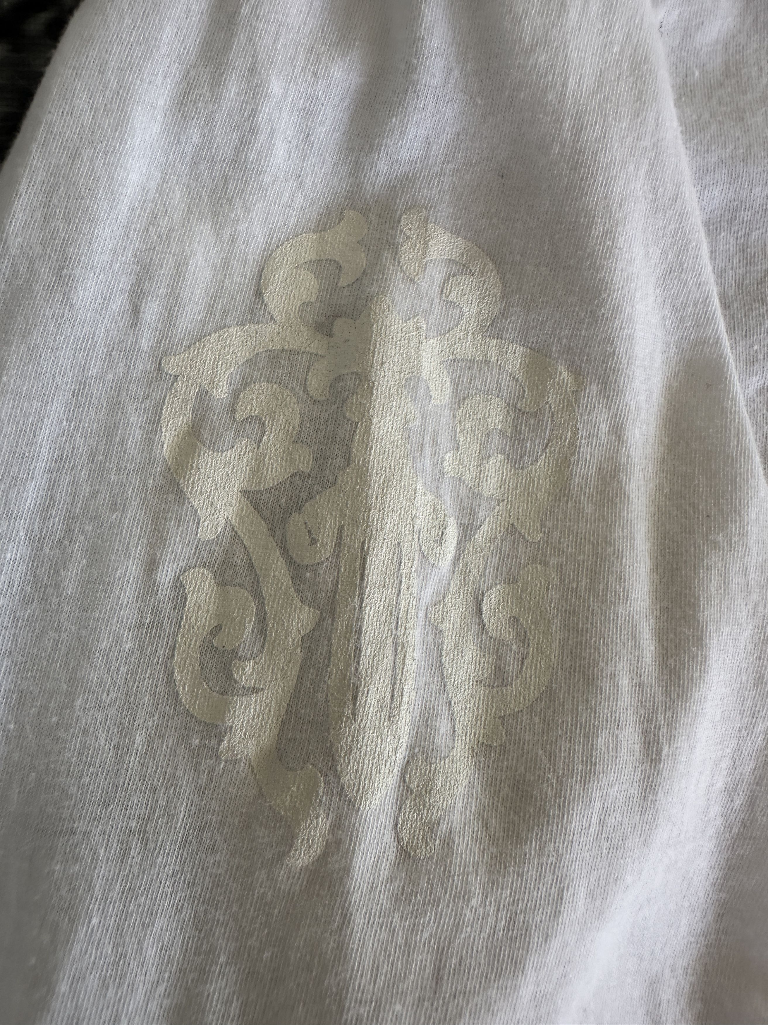 Chrome Hearts Chrome Hearts Cemetery LS White On White Size US XL / EU 56 / 4 - 3 Thumbnail