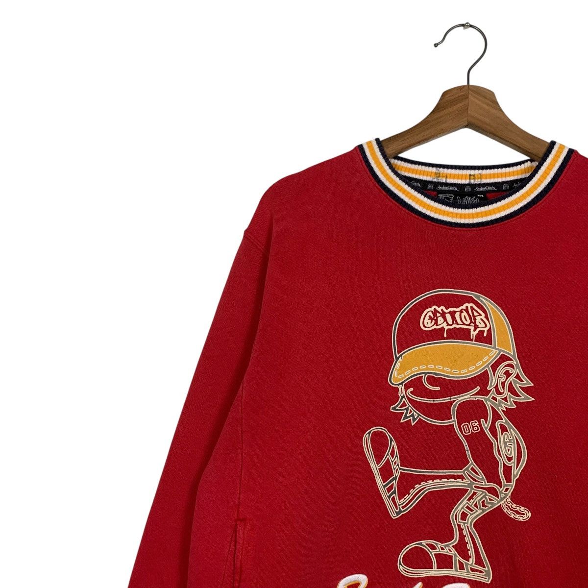 Japanese Brand FUNKY FRESH Style Embroidered Crewneck Sweatshirt #3628-C166 Size US M / EU 48-50 / 2 - 3 Thumbnail