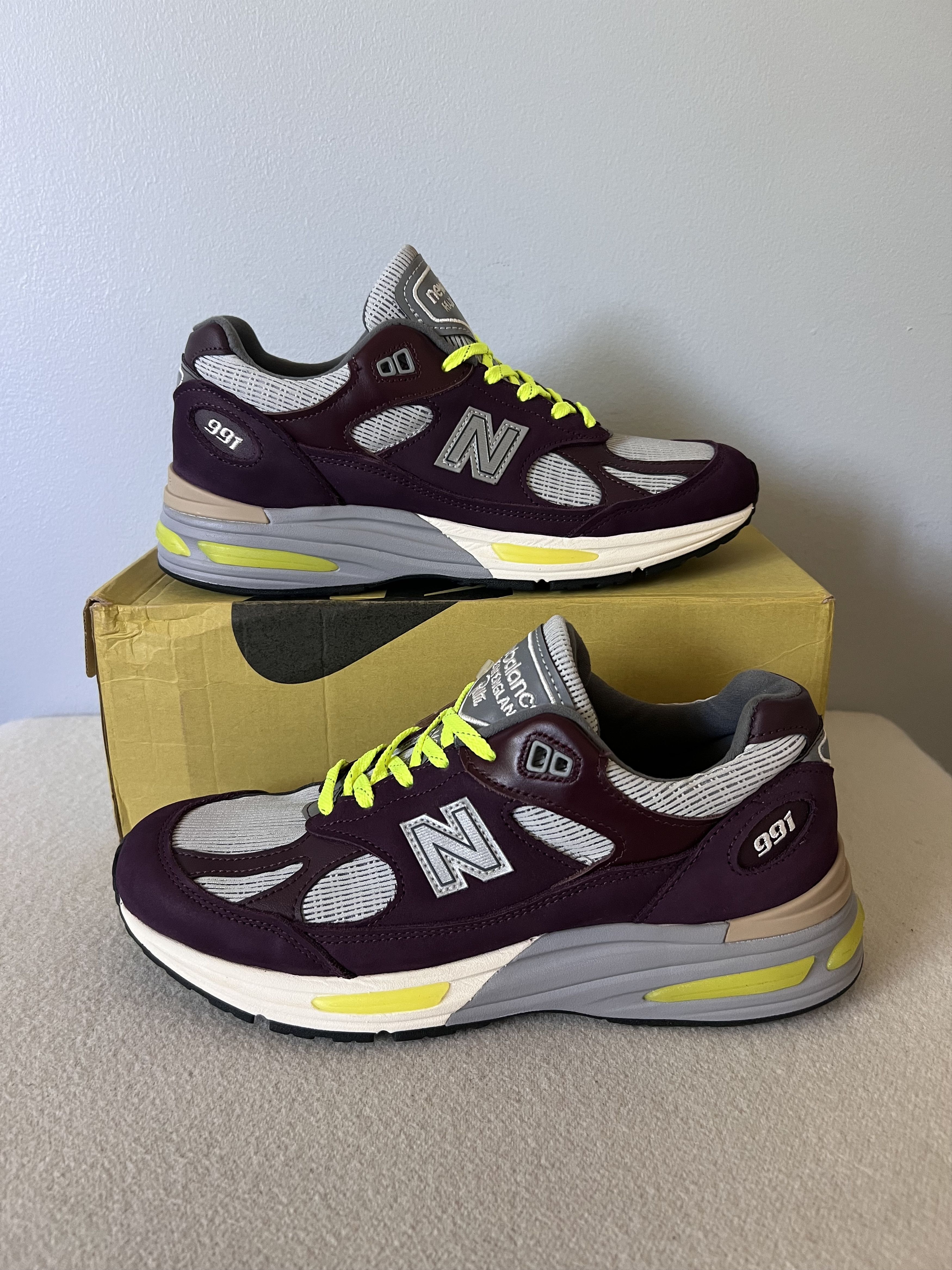 Patta New Balance 991v2 in Violet Pickled Beet