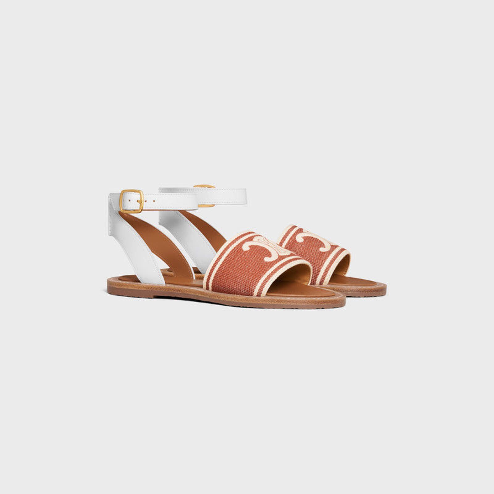 Celine Celine Lympia Triomphe Sandals Size US 6 / IT 36 - 2 Thumbnail
