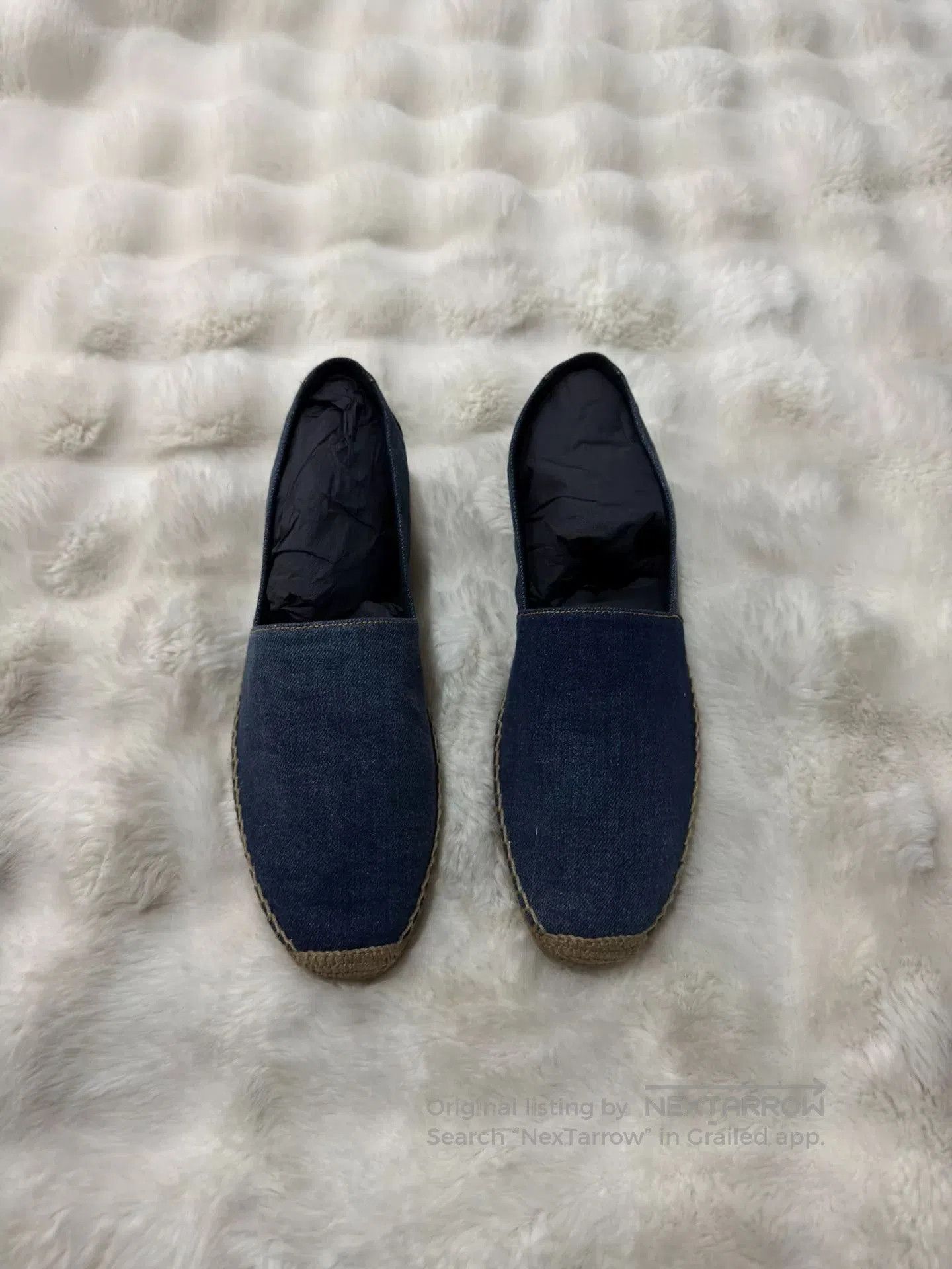 Saint Laurent Paris Saint Laurent SLP Gold Logo Espadrilles. Size US 11 / EU 44 - 3 Thumbnail