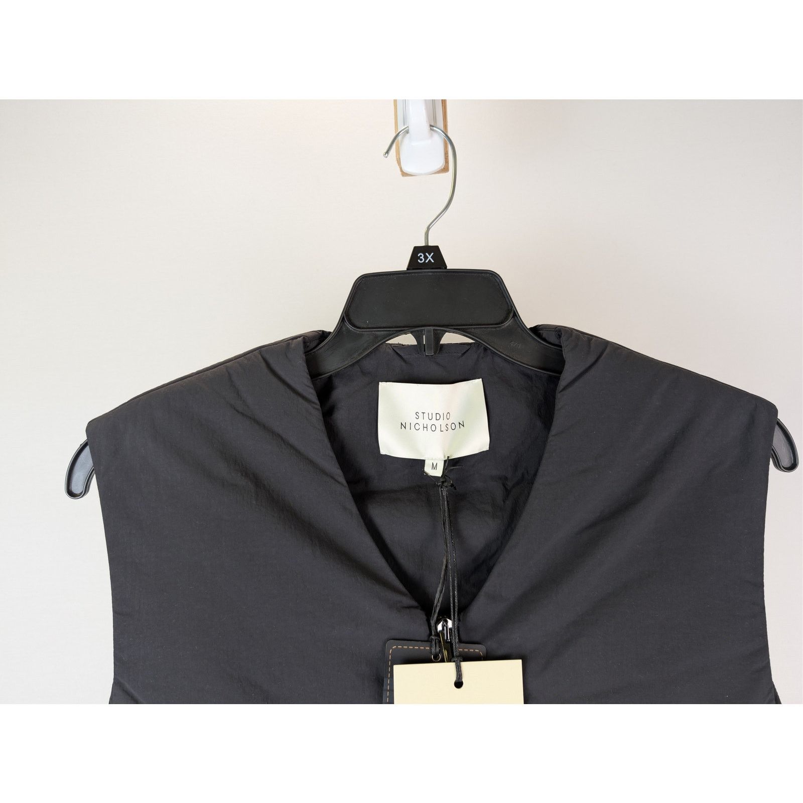 Studio Nicholson o1rshd1 Vest Powder Parachute Gilet in Black Size US M / EU 48-50 / 2 - 2 Thumbnail