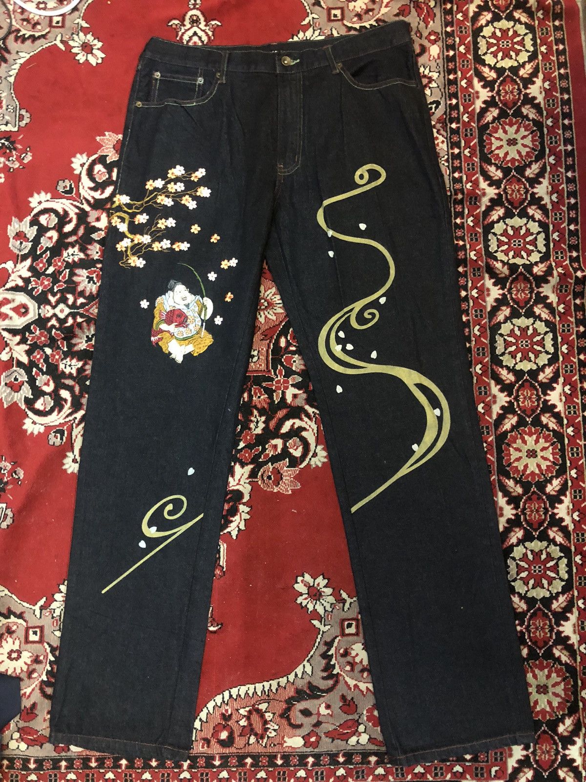 Japanese Brand Japan brand denim jeans very rare Size US 37 - 1 Thumbnail
